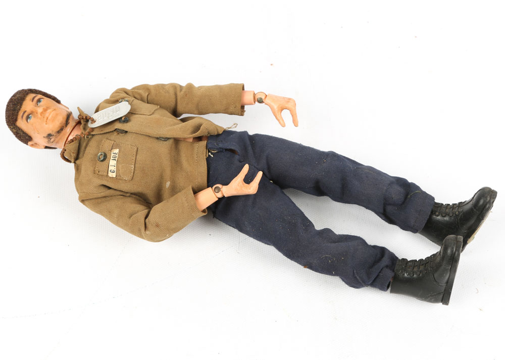 Vintage G.I. Joe Action Figure with Jeep and Accessories