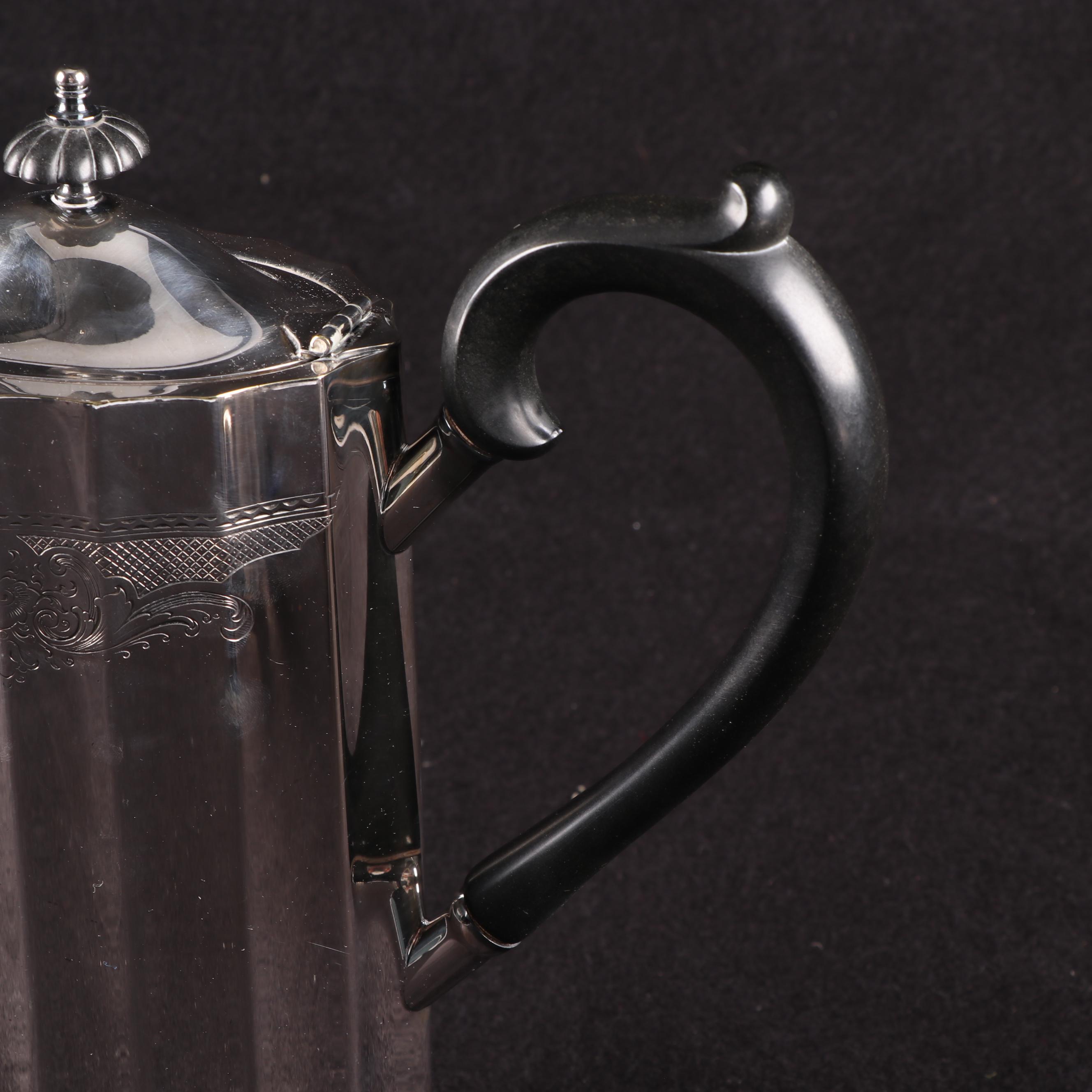 Lunt Silversmiths "Paul Revere" Silver Plate Tea and Coffee Service Set