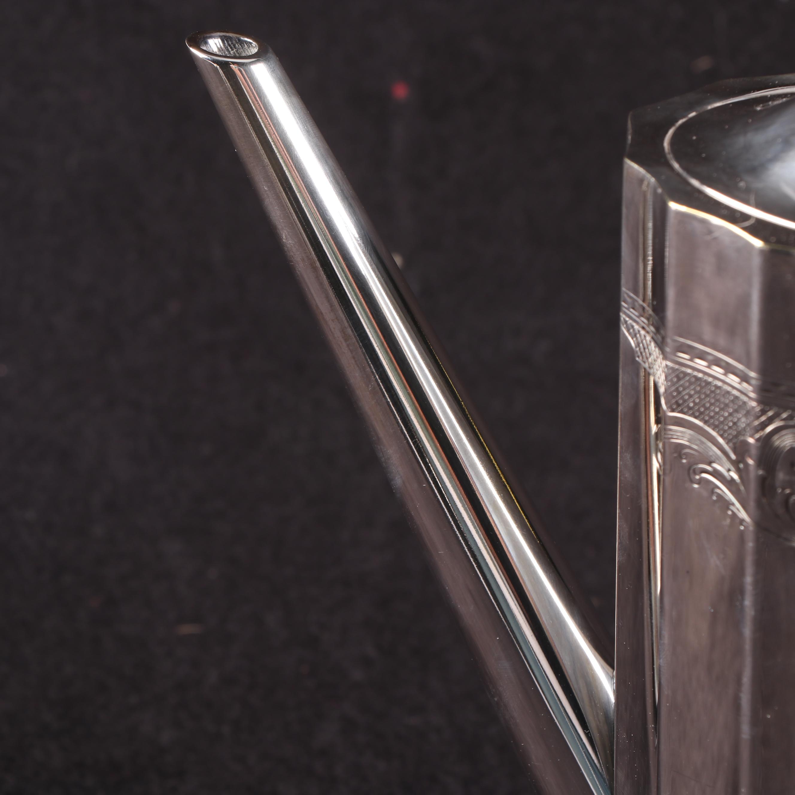 Lunt Silversmiths "Paul Revere" Silver Plate Tea and Coffee Service Set