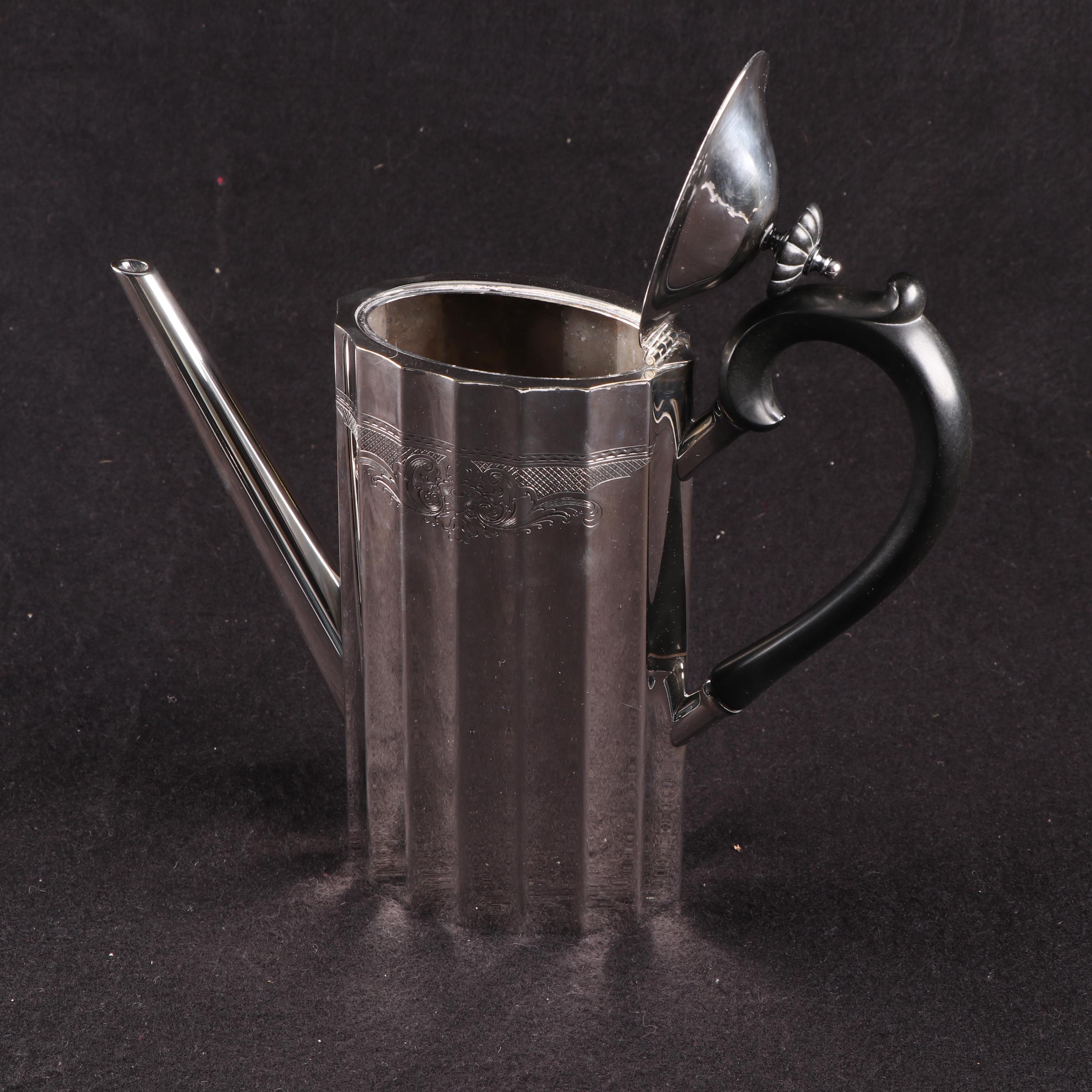 Lunt Silversmiths "Paul Revere" Silver Plate Tea and Coffee Service Set