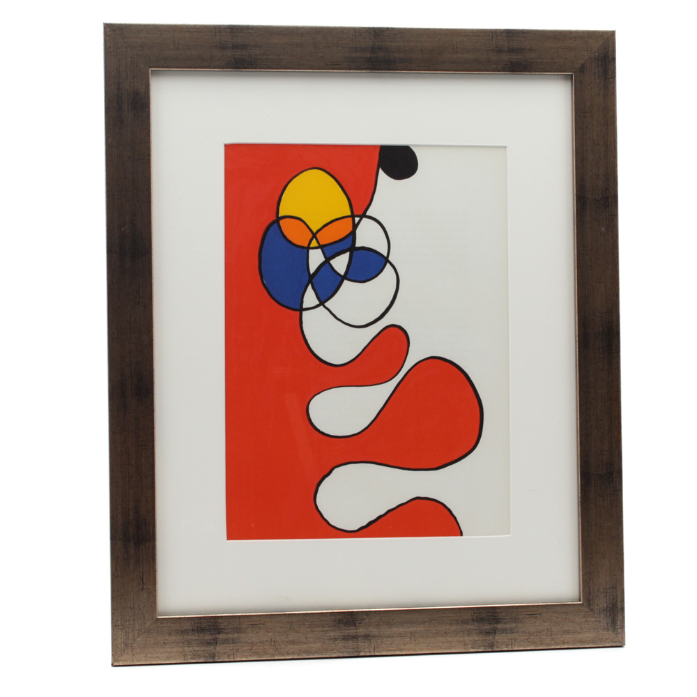 Alexander Calder 1968 Color Lithograph from "Derrière Le Miroir"