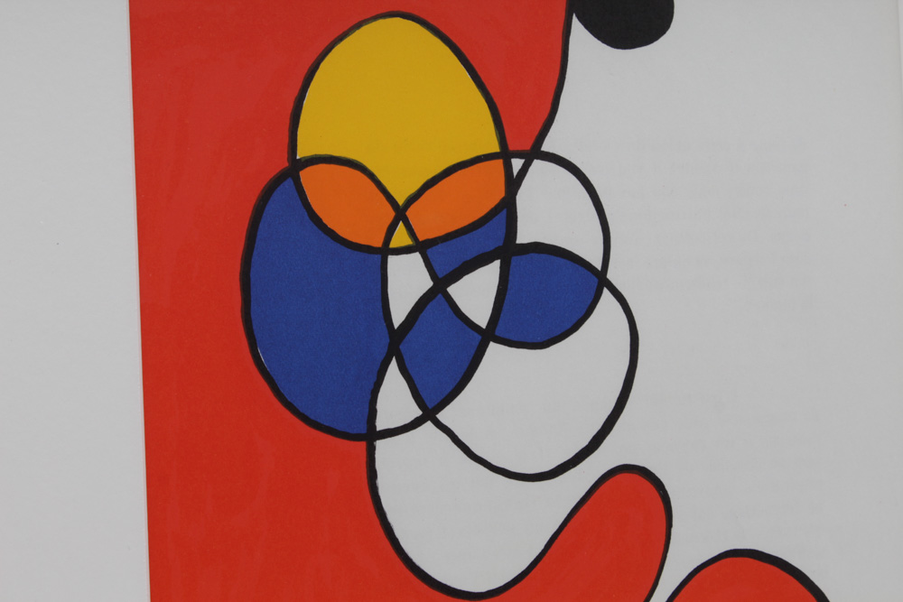 Alexander Calder 1968 Color Lithograph from "Derrière Le Miroir"