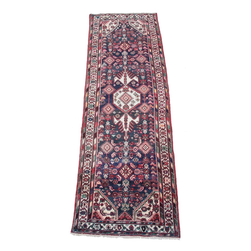 Hand-Knotted Persian Malayer Carpet Runner