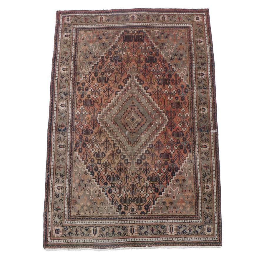 Hand-Knotted Persian Josheghan Area Rug