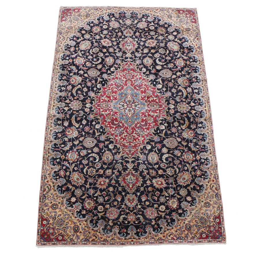 Hand-Knotted Persian Isfahan Room-Sized Rug