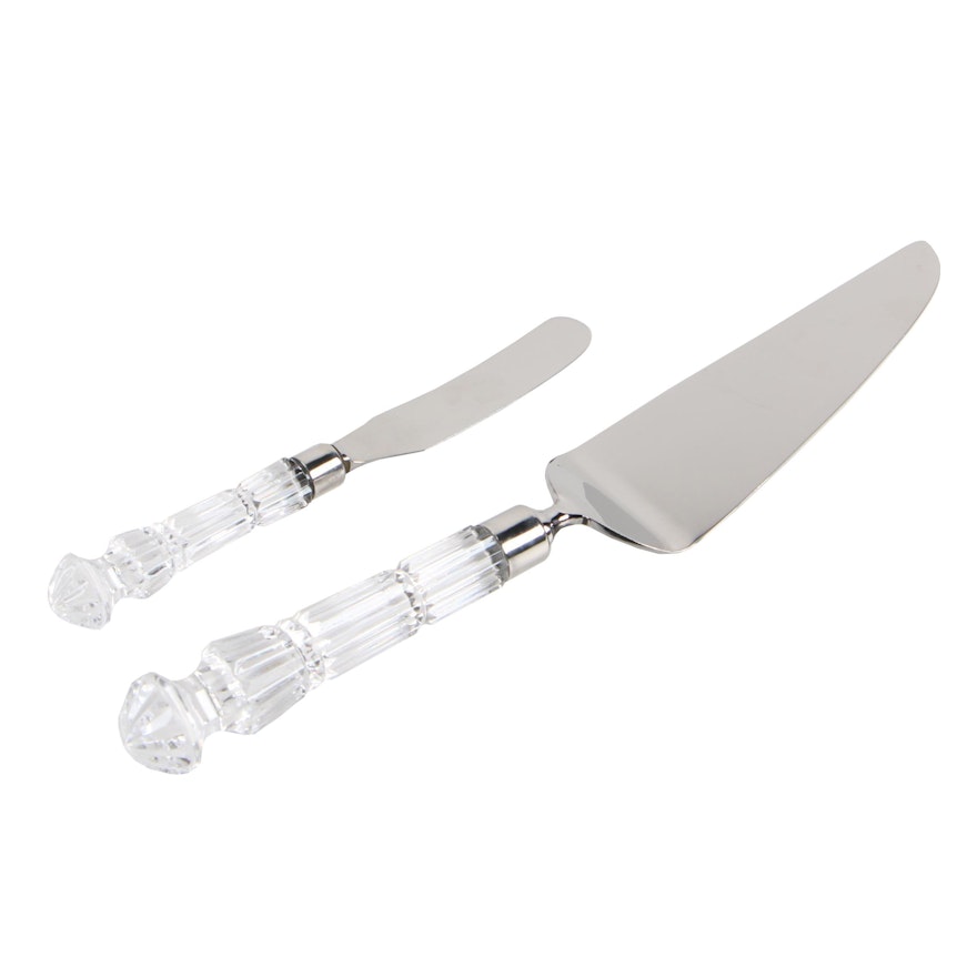 Waterford Crystal Offset Cake and Pie Server and Spreader