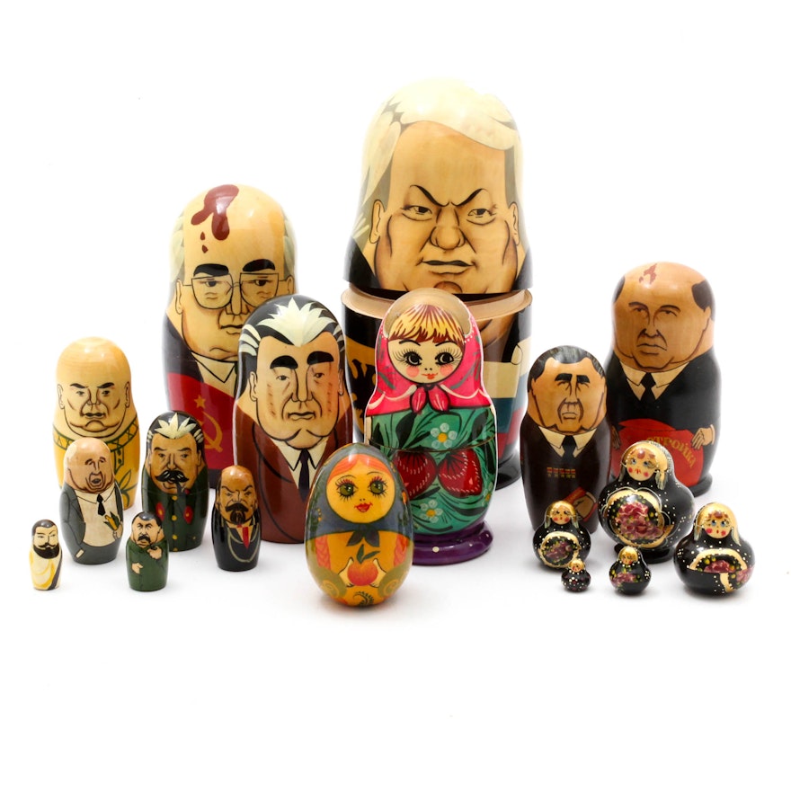 Russian Matryoshka Nesting Doll Collection