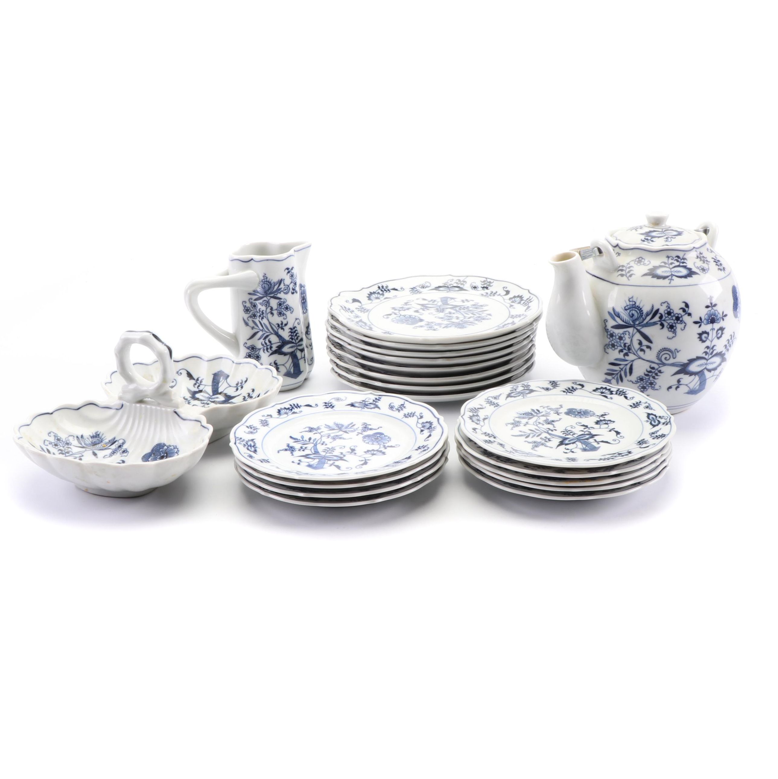 "Blue Danube" Porcelain Dinnerware by Blue Danube