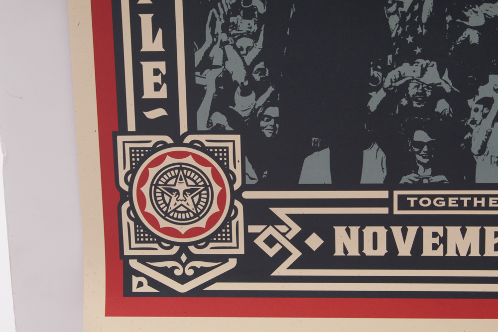 Shepard Fairey Open Edition Offset Poster "Yes We Did"