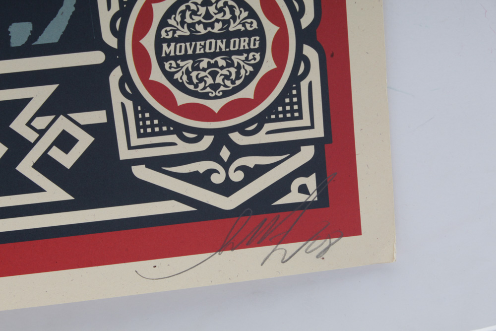 Shepard Fairey Open Edition Offset Poster "Yes We Did"