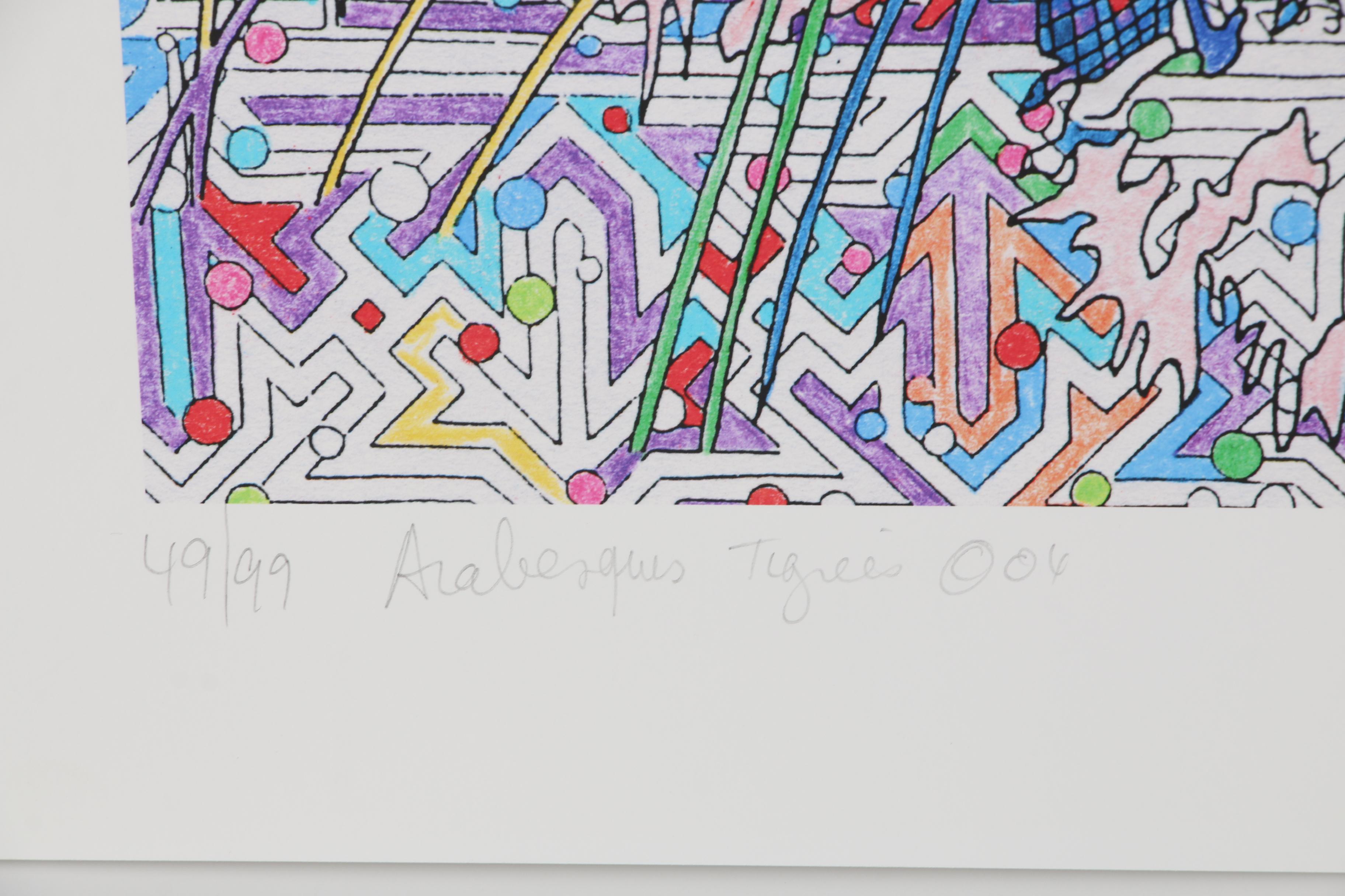 Guillaume Azoulay Giclée "Arabesques Tigreés"