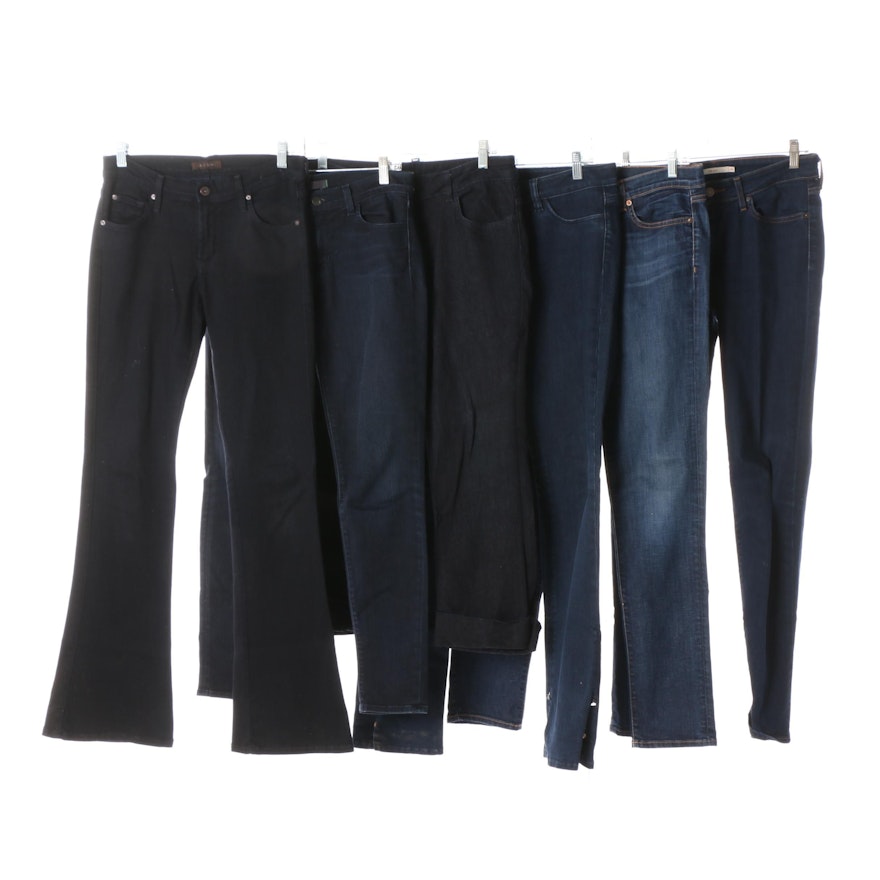 Women's J. Brand, James Jeans, Levi Strauss, Radcliffe, and Massimo Dutti Jeans