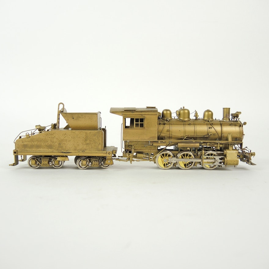 Hallmark Models Inc. HO Scale Brass Locomotive and Tender