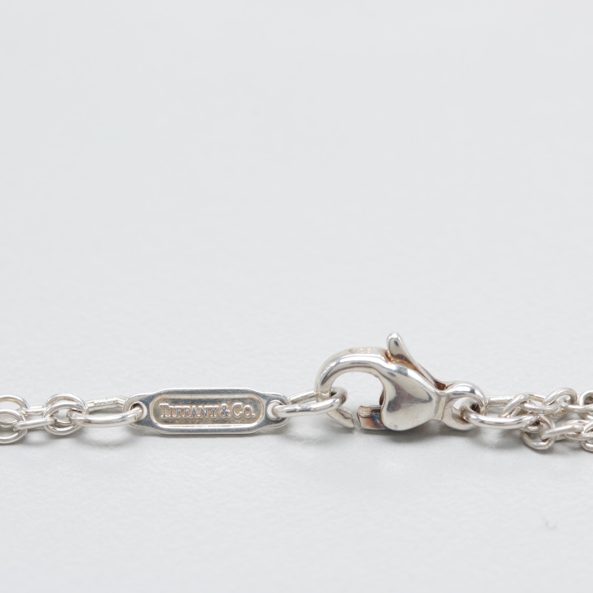 Tiffany & Co. Sterling Silver "Man in the Moon" Necklace