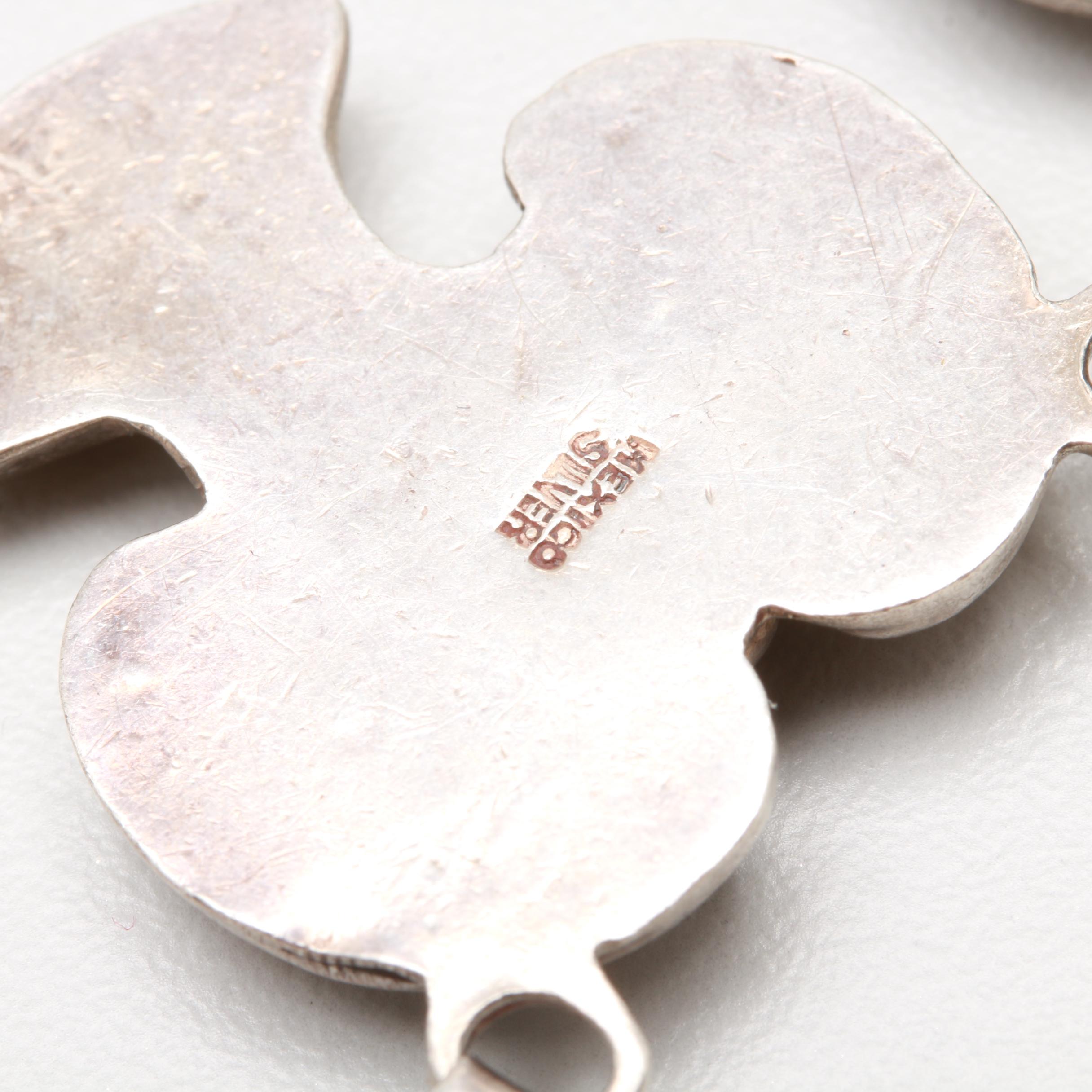 Mexican Sterling Silver Amethyst Necklace