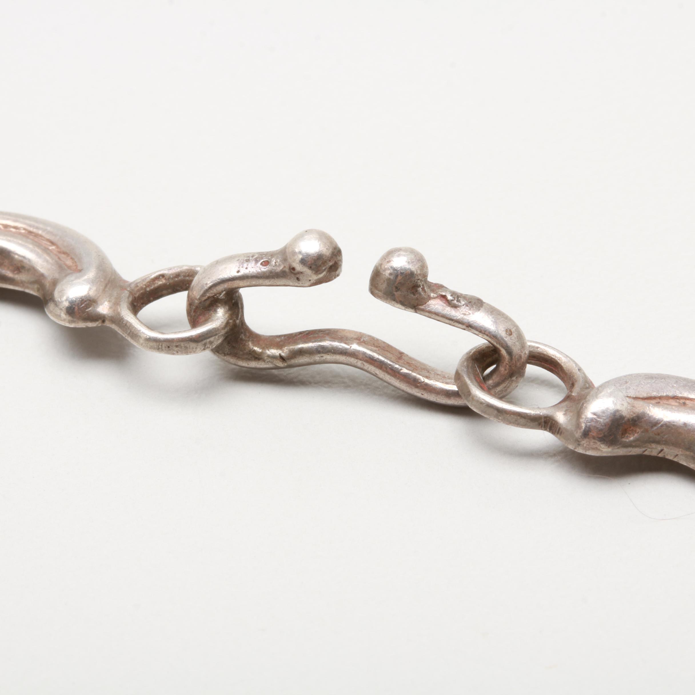 Mexican Sterling Silver Amethyst Necklace