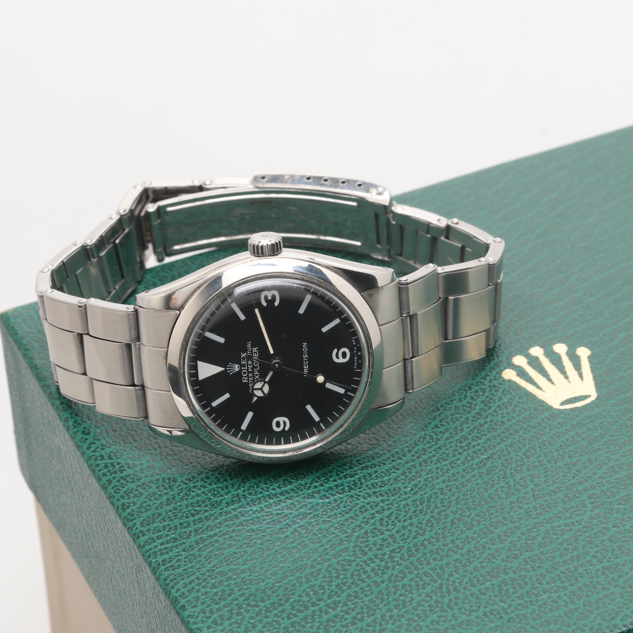 Rolex Air King 5500 with Explorer Dial Watch 1960