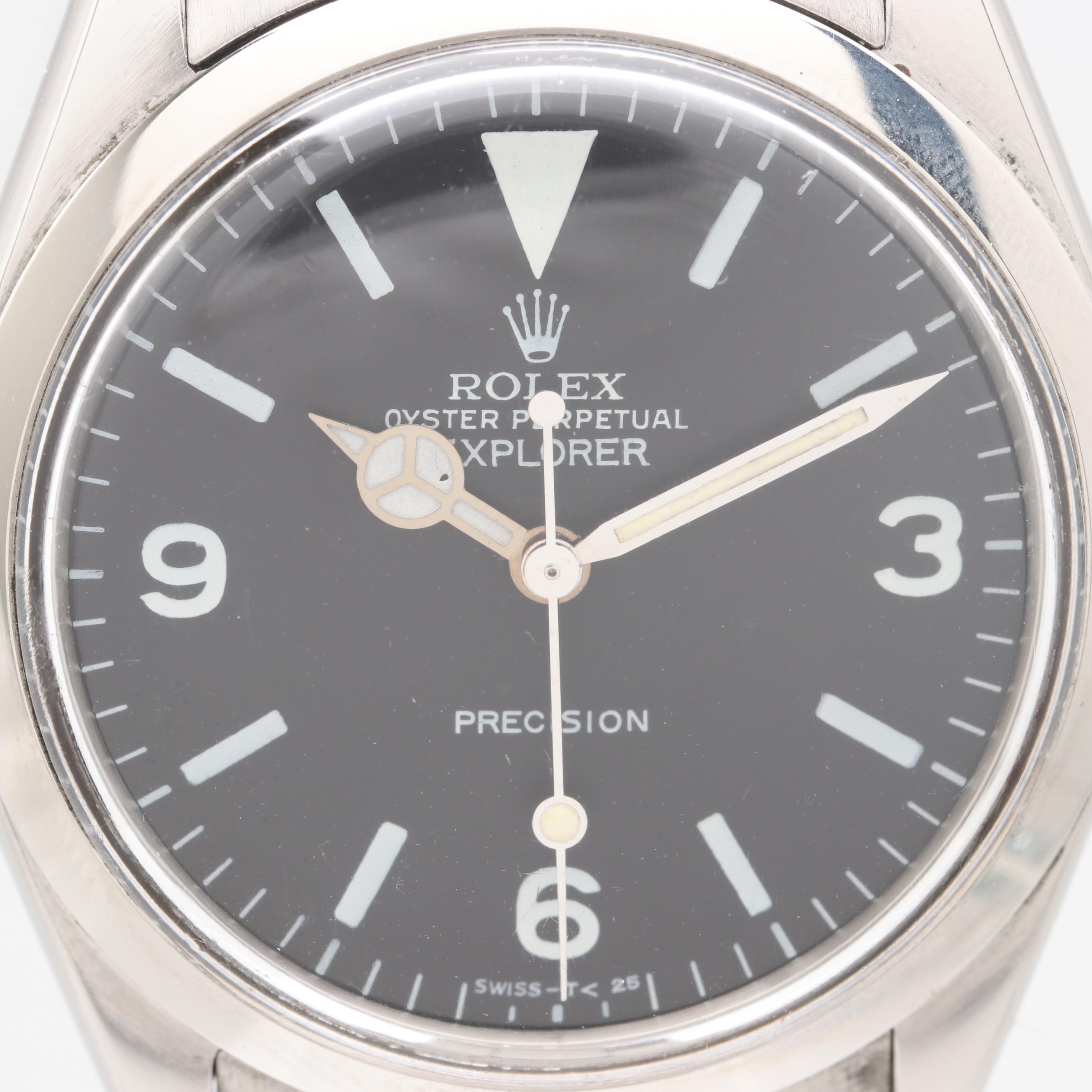 Rolex Air King 5500 with Explorer Dial Watch 1960