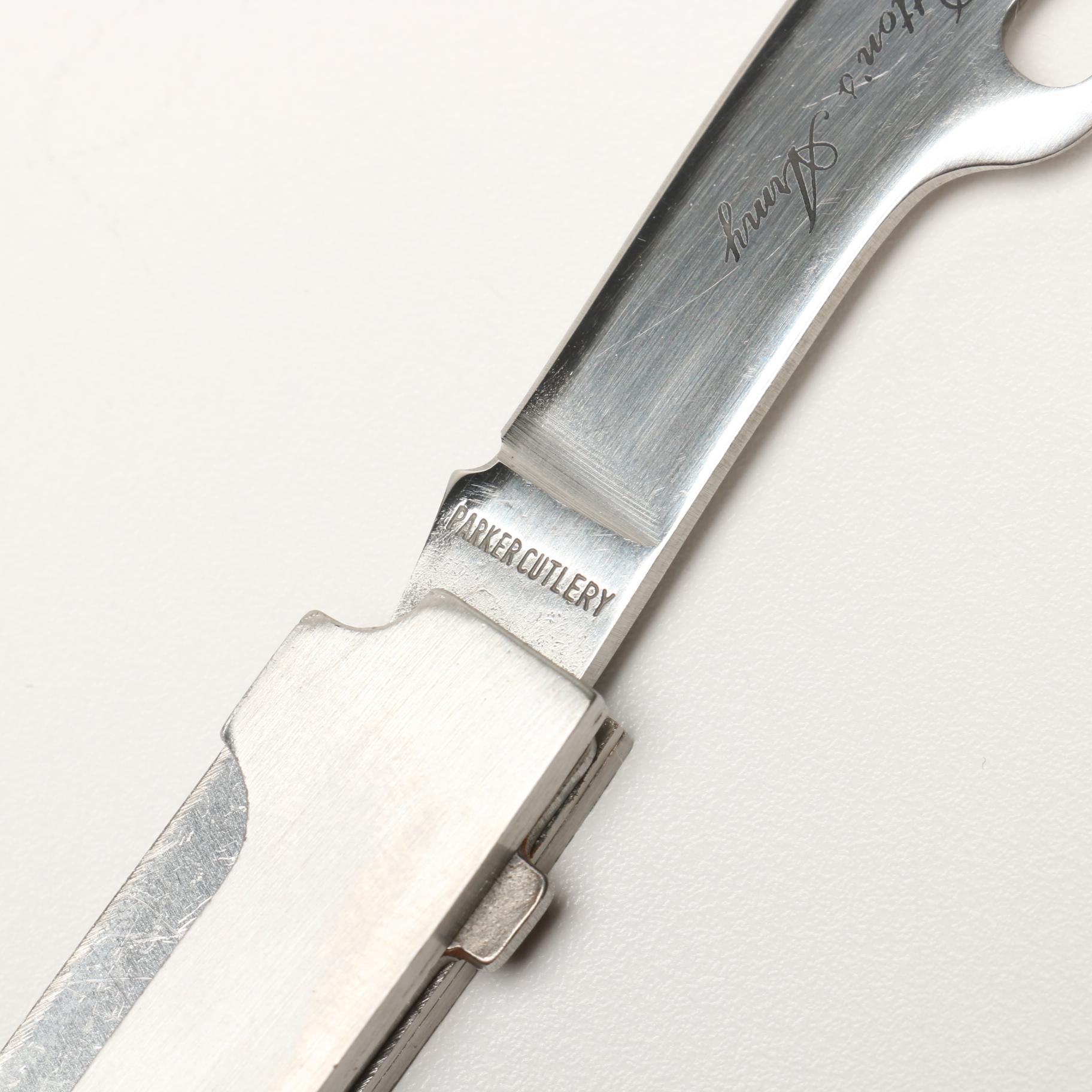 Parker Cutlery "Three Centuries of Guns" Pocket Knife Guns Display