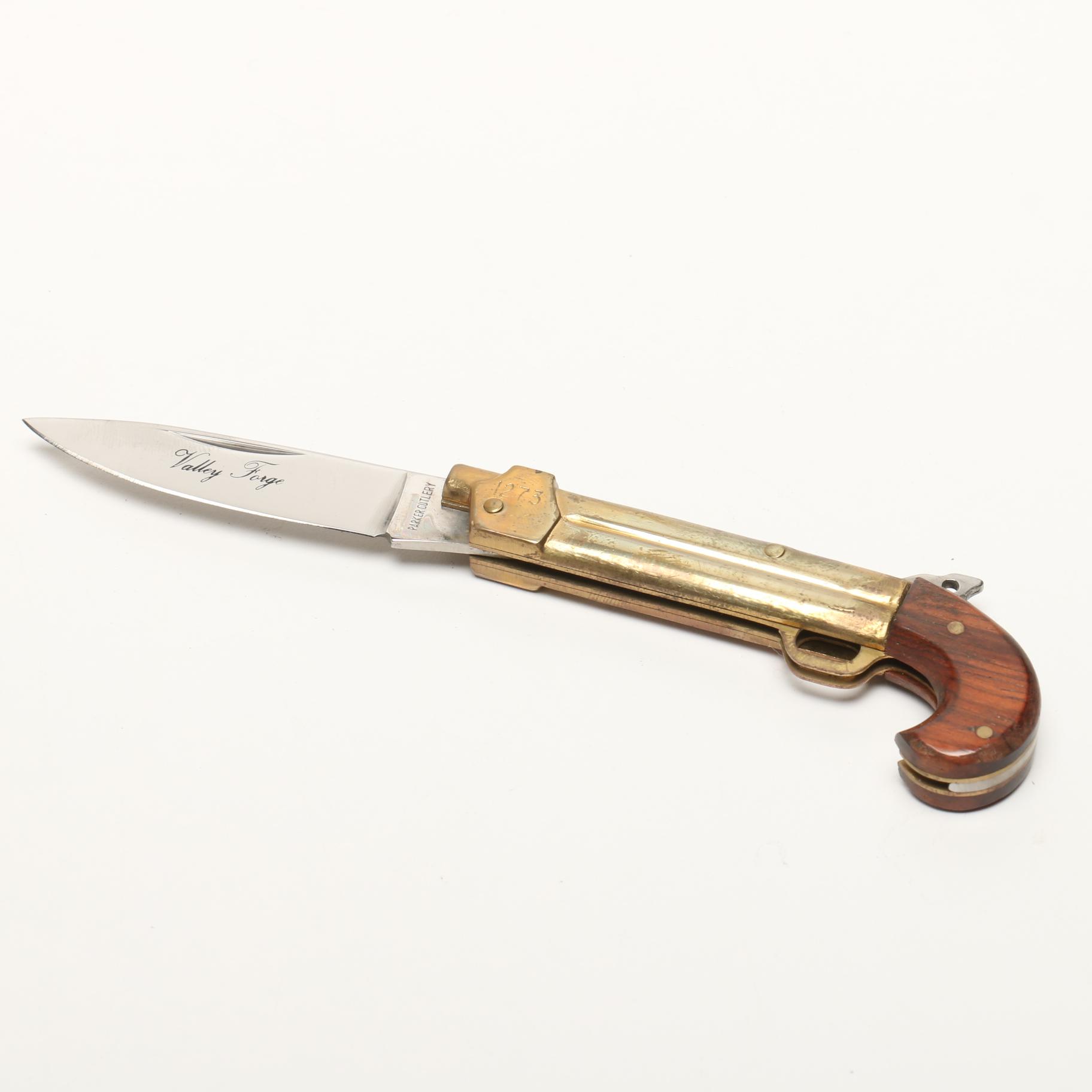 Parker Cutlery "Three Centuries of Guns" Pocket Knife Guns Display