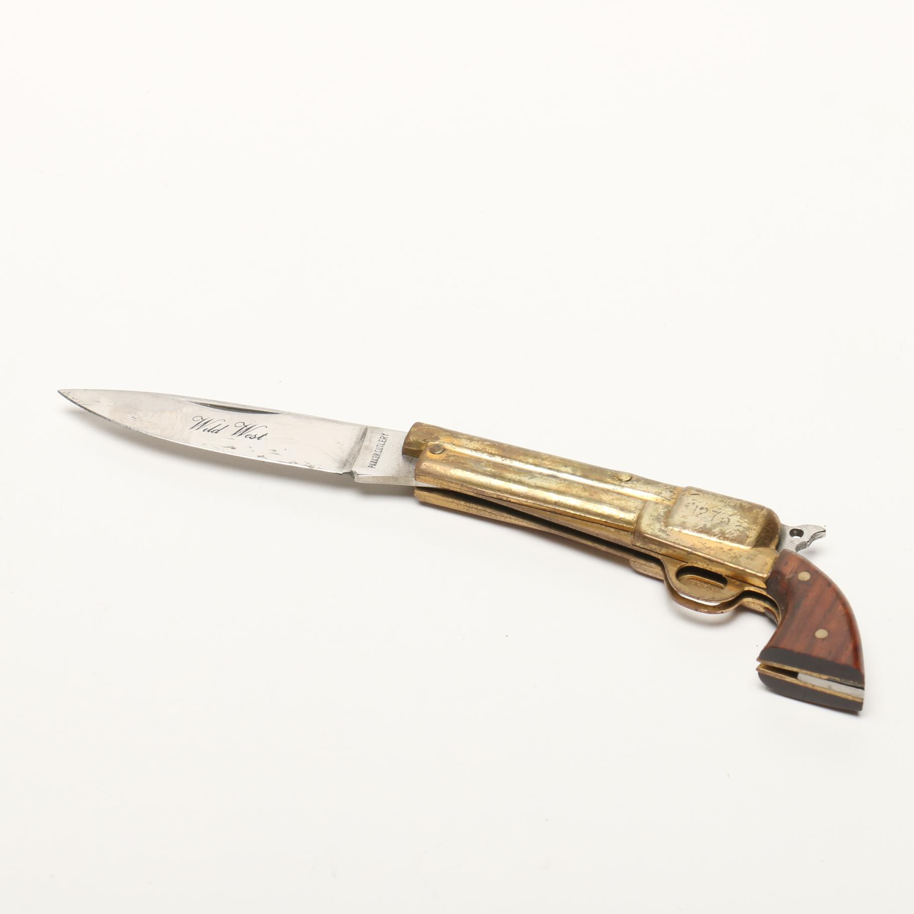 Parker Cutlery "Three Centuries of Guns" Pocket Knife Guns Display