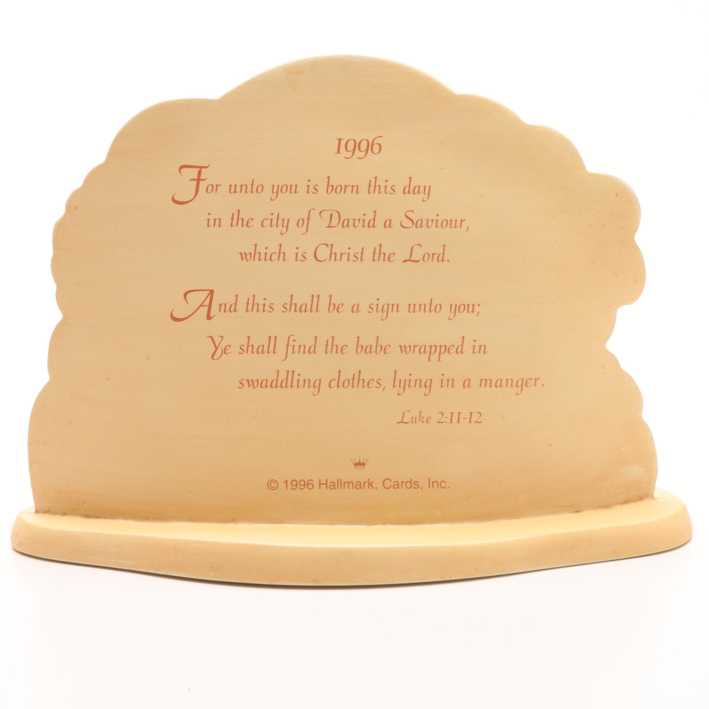 Hallmark Display Shelves with Ornaments