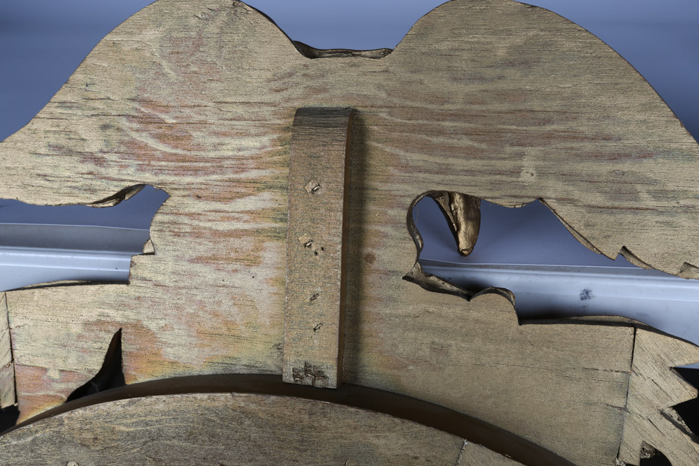 Federal Style Convex Mirror by Stroupe, 20th Century