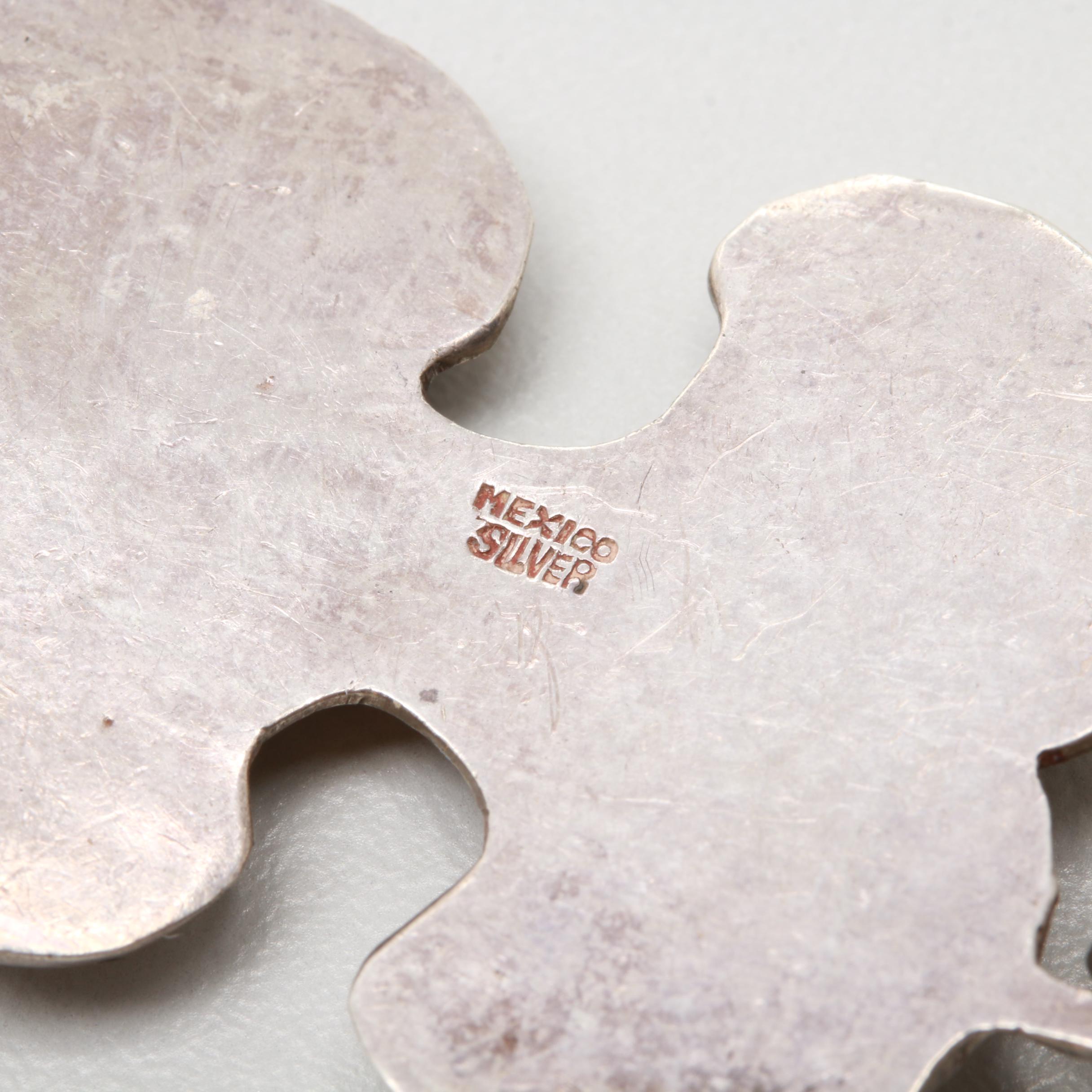 Mexican Sterling Silver Amethyst Bracelet