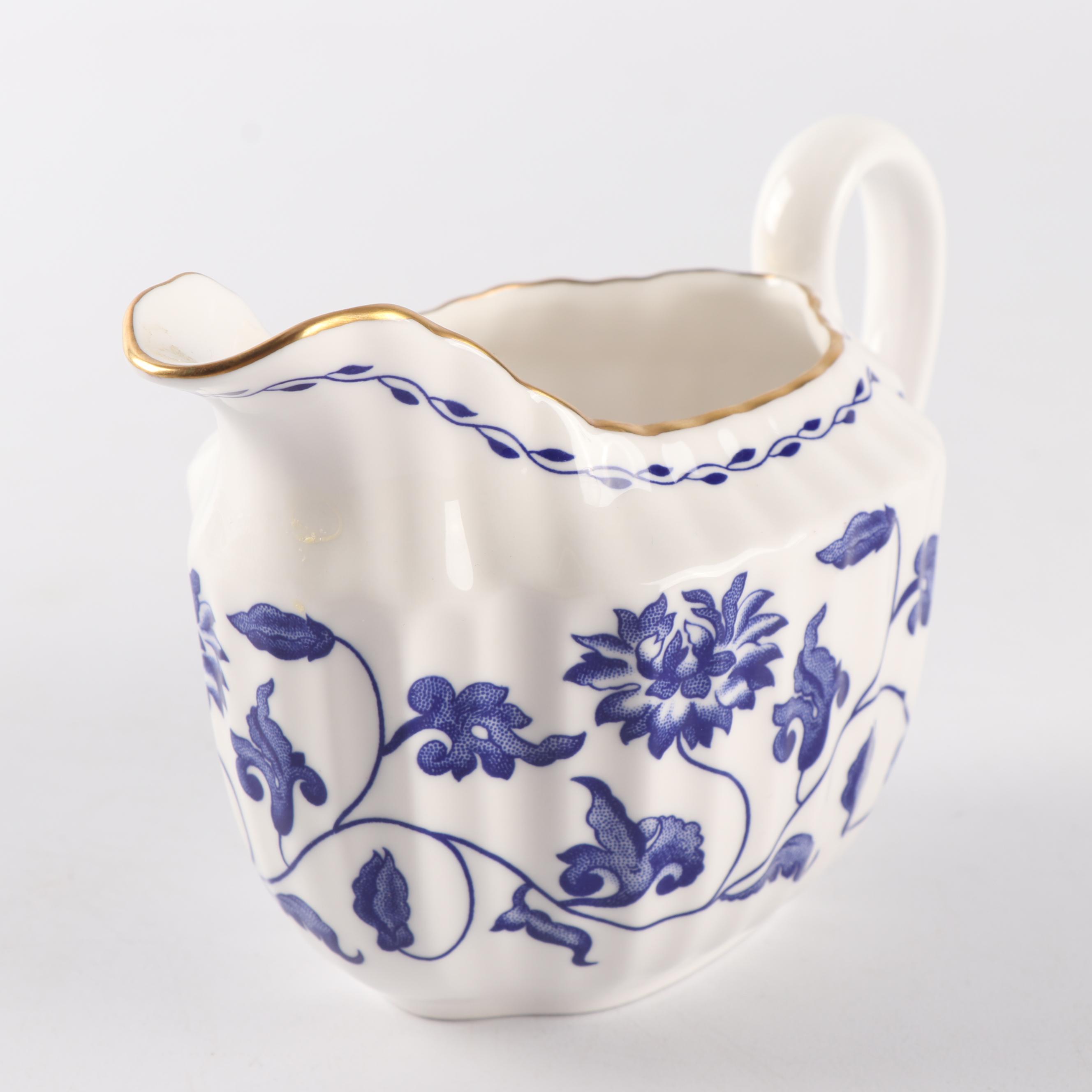 Spode Porcelain "Colonel-Blue" Part Tea Service