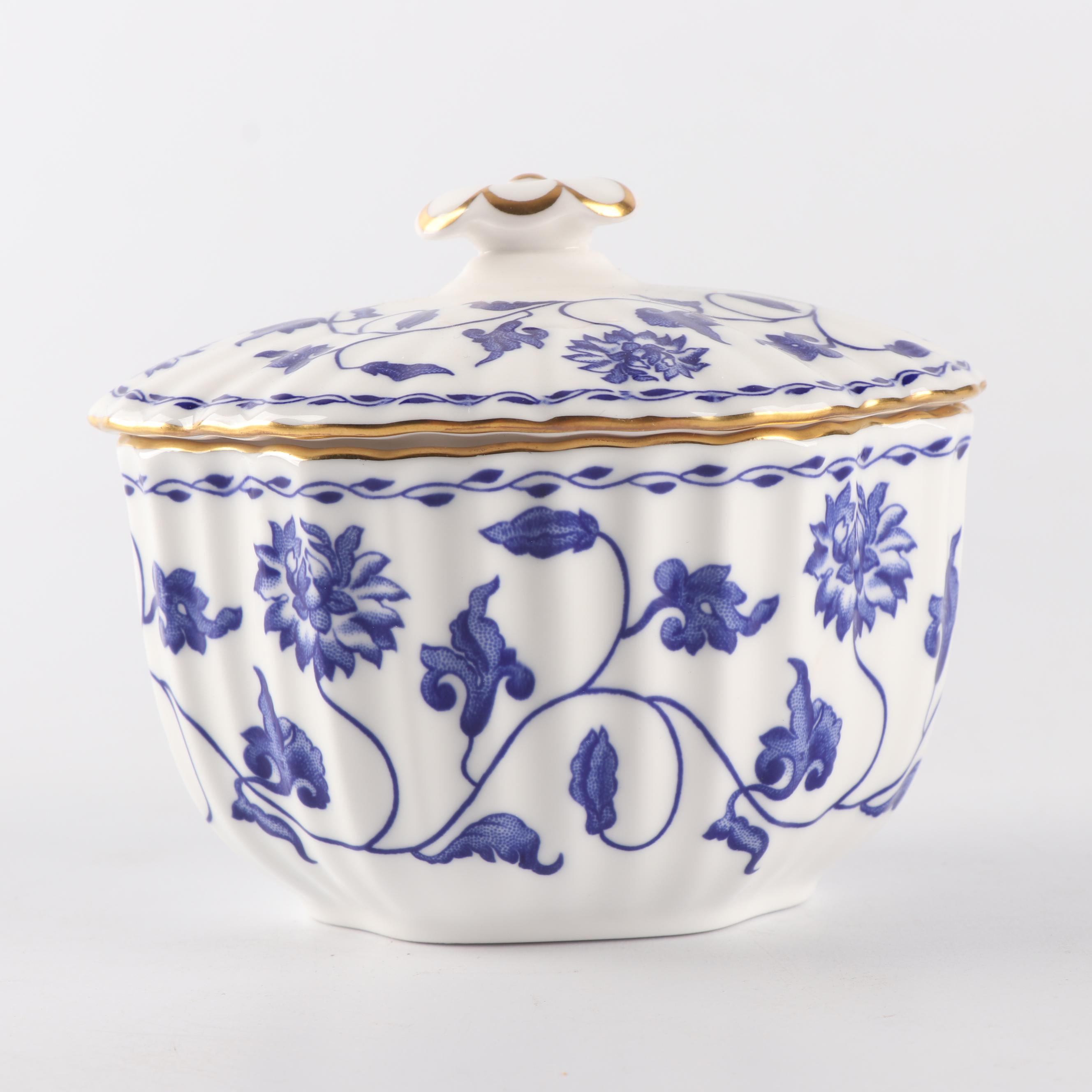 Spode Porcelain "Colonel-Blue" Part Tea Service