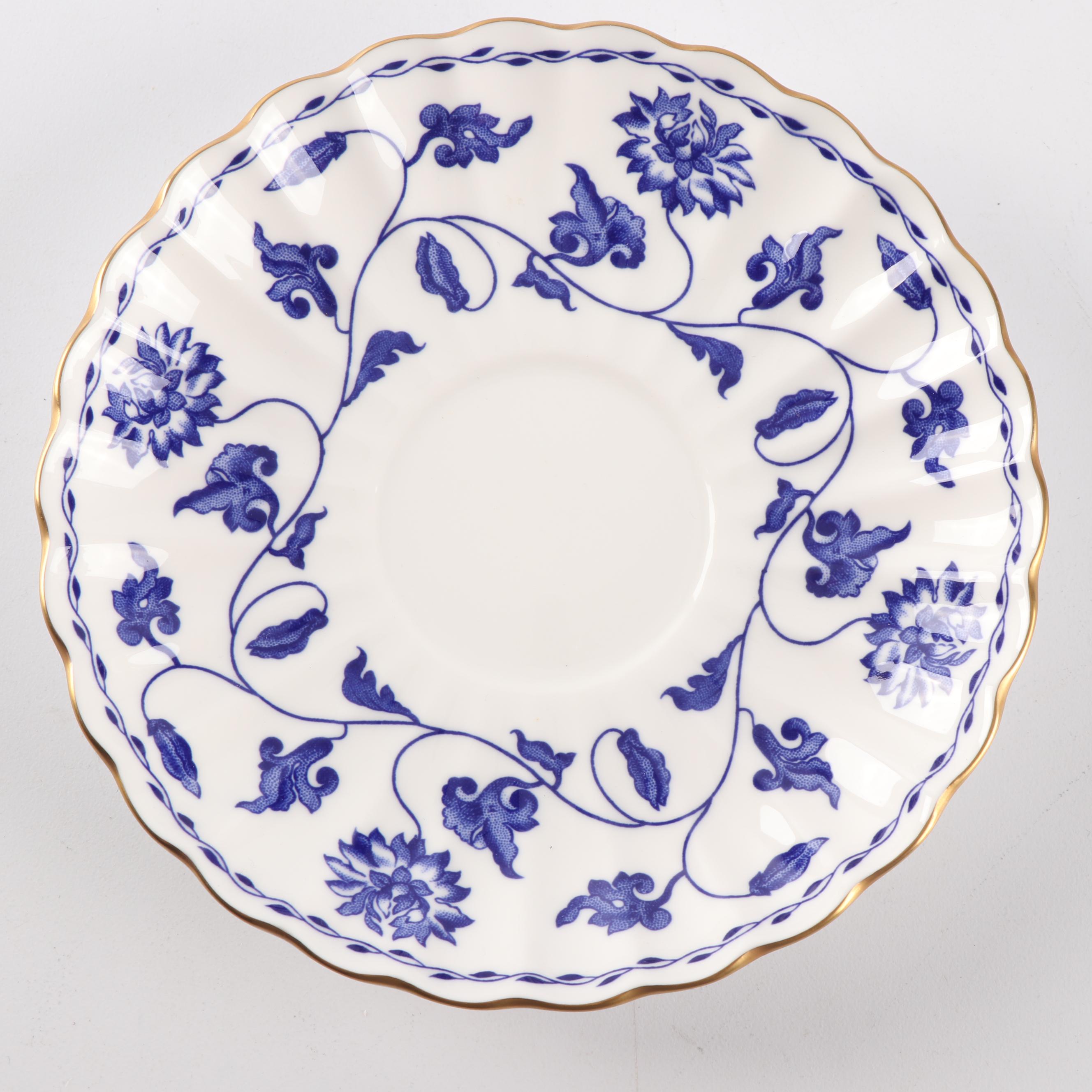 Spode Porcelain "Colonel-Blue" Part Tea Service