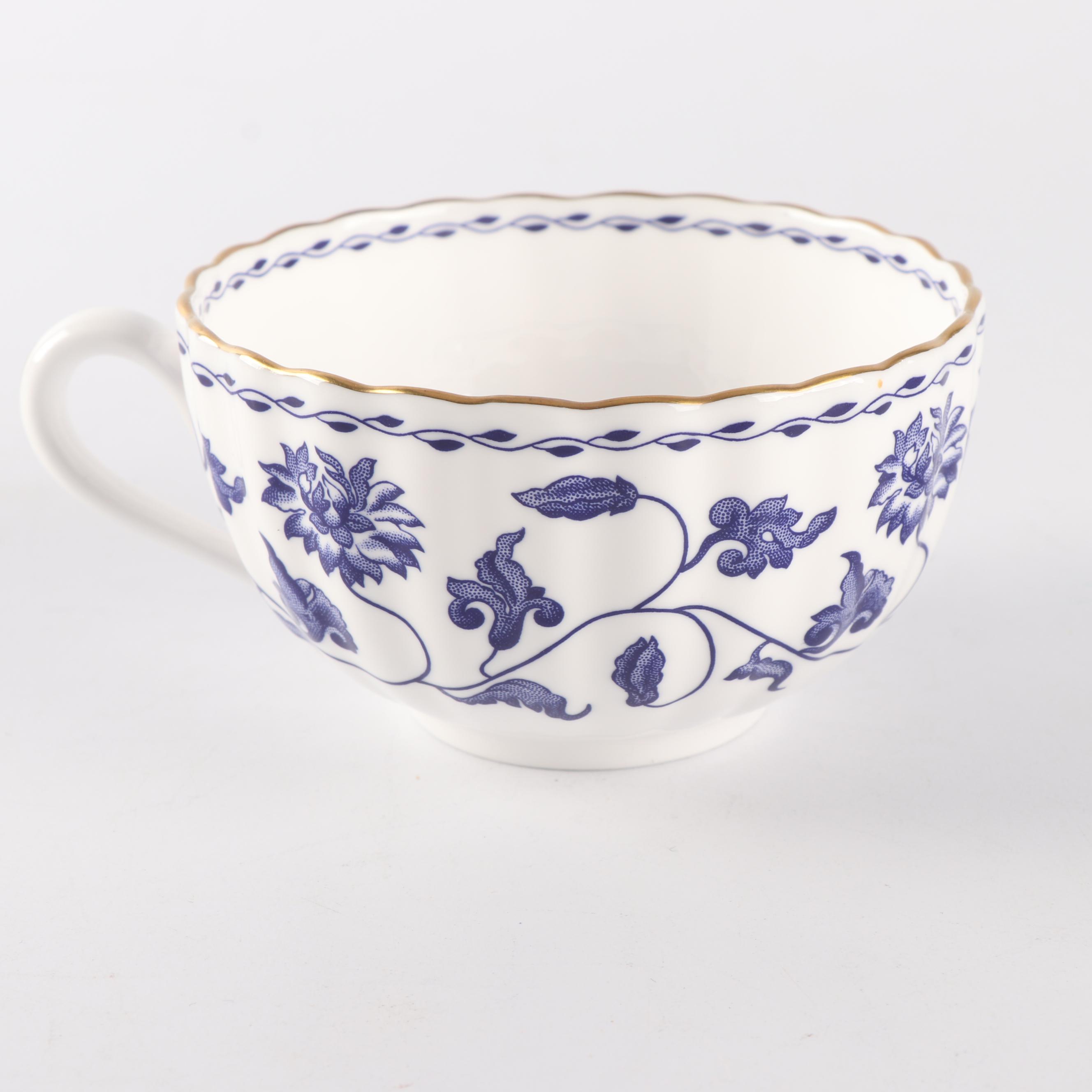 Spode Porcelain "Colonel-Blue" Part Tea Service