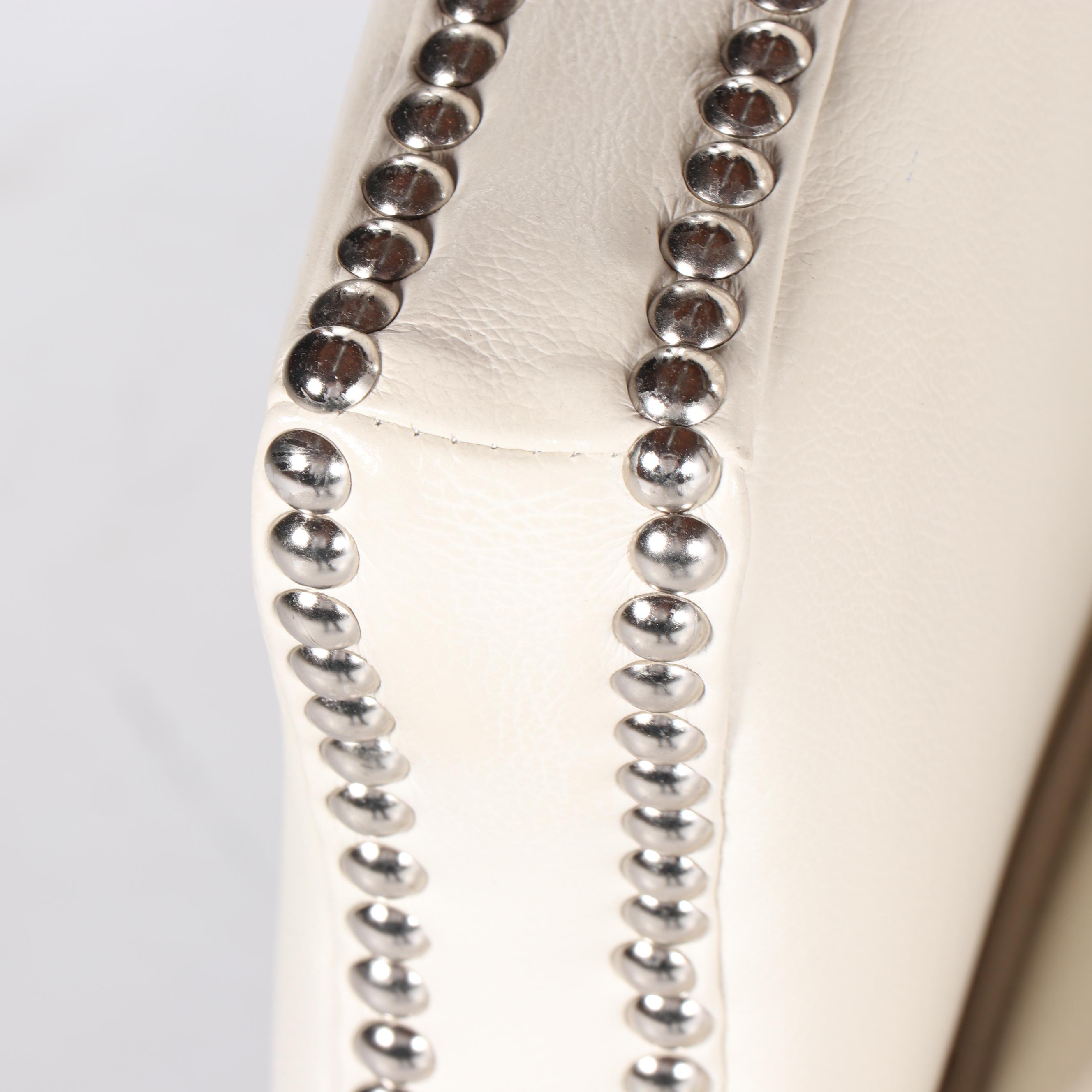 "Davis" Leather Wingback Armchairs by Z Gallerie, 21st Century