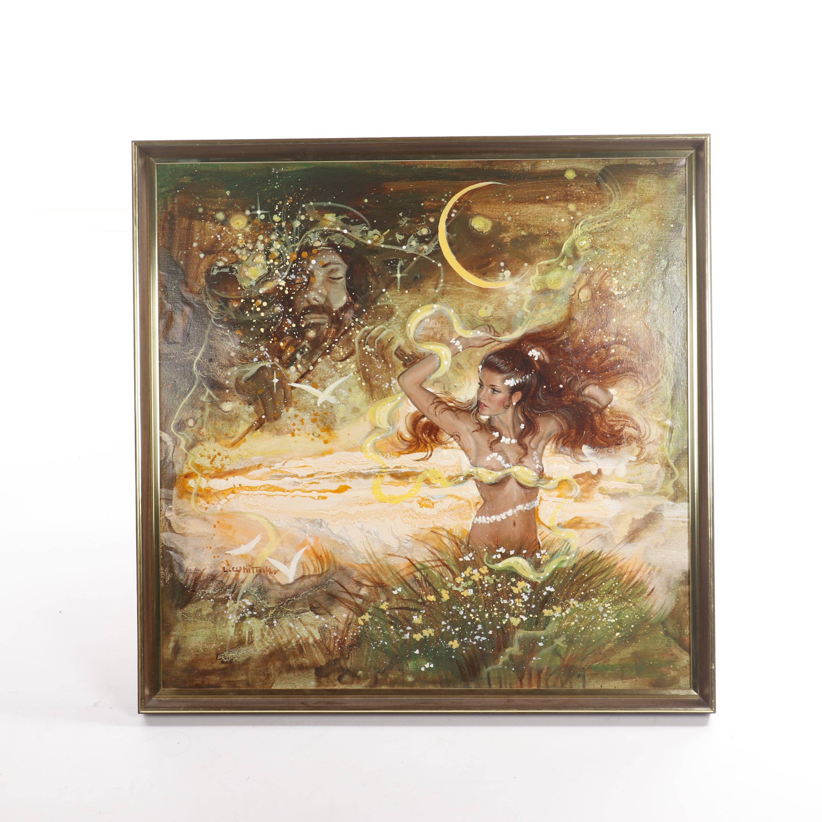 Lawrence Whittaker Oil and Acrylic on Canvas