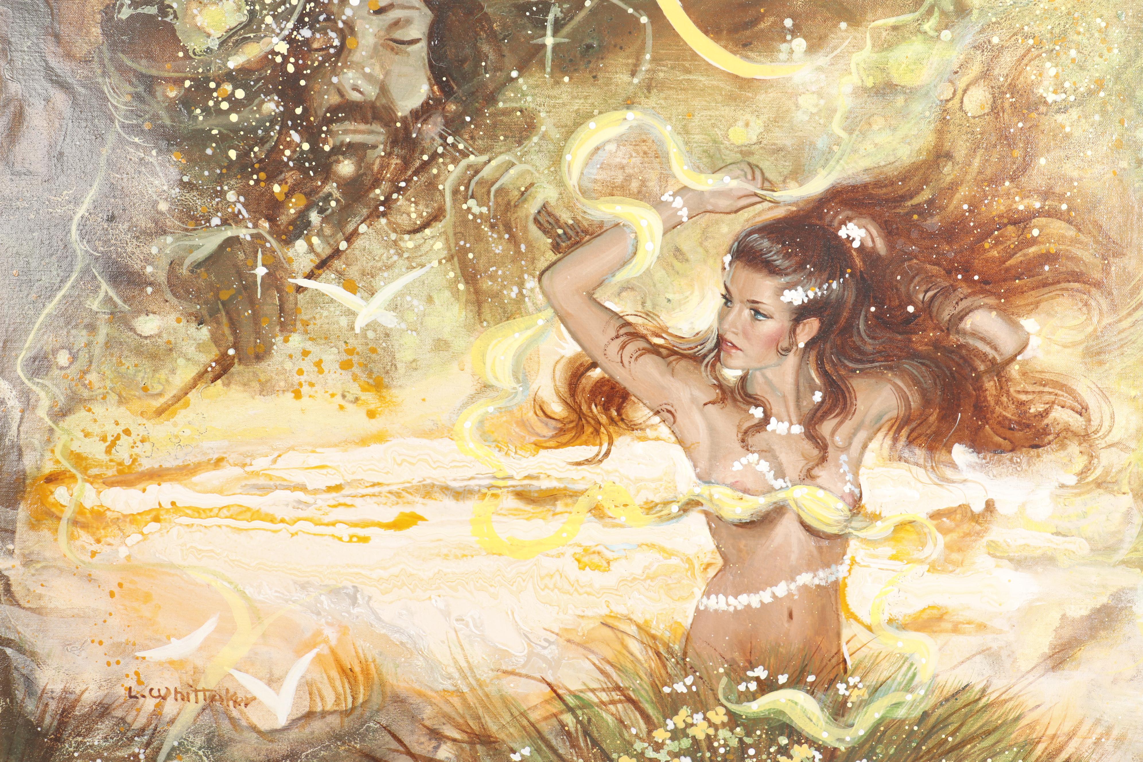 Lawrence Whittaker Oil and Acrylic on Canvas