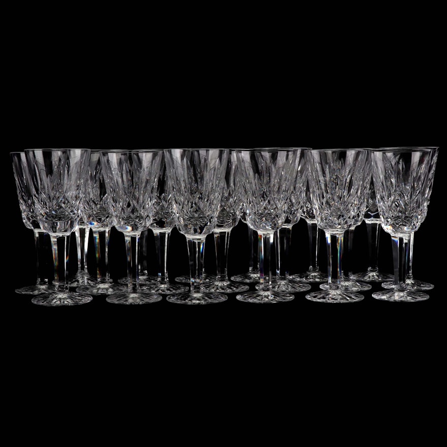 Waterford "Lismore" Leaded Glass Stemware