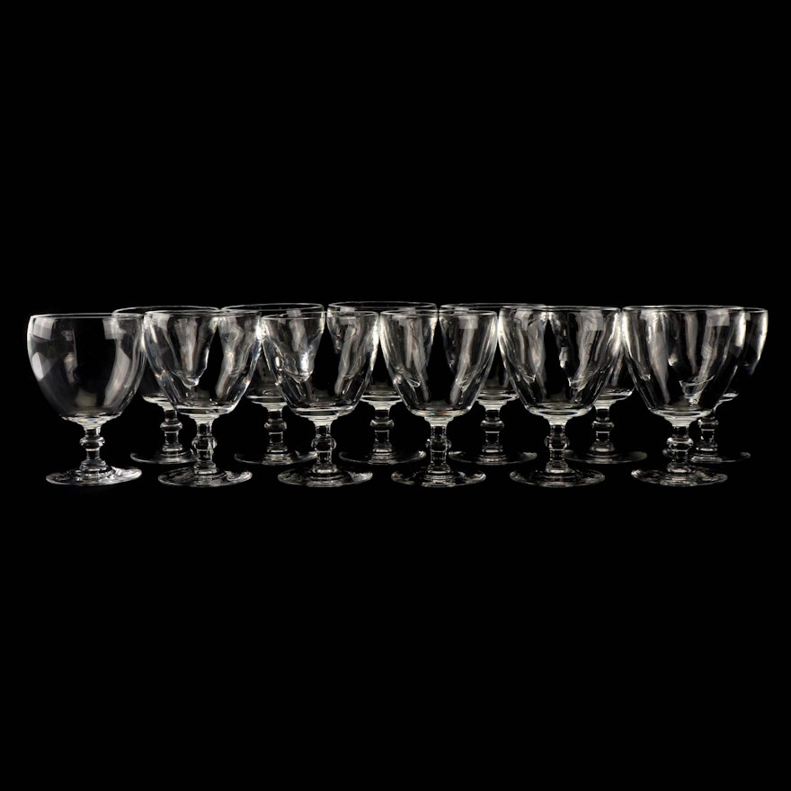 Set of Twelve Steuben Cordial Glasses