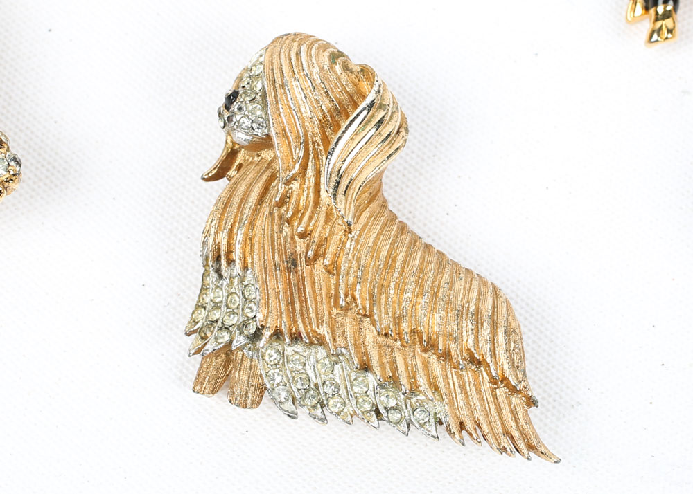 Collection of Costume Brooches featuring Jelly Belly Style Animal Brooches