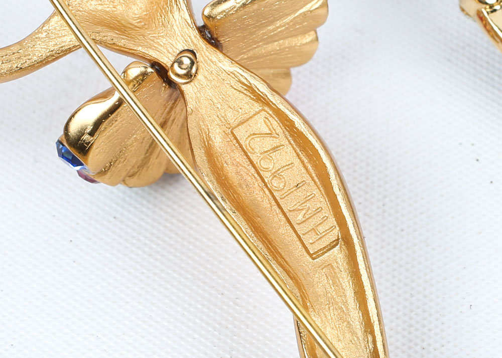 Collection of Costume Brooches featuring Jelly Belly Style Animal Brooches