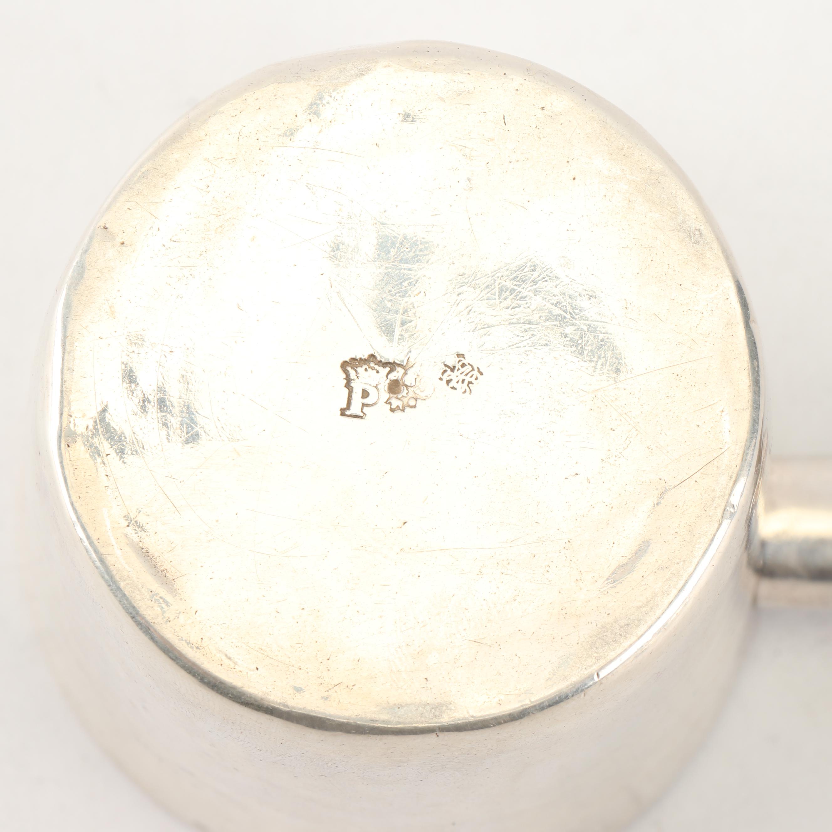 Hanau Silver Covered Chocolate Pot, Mark of Georg Roth, Late 19th Century