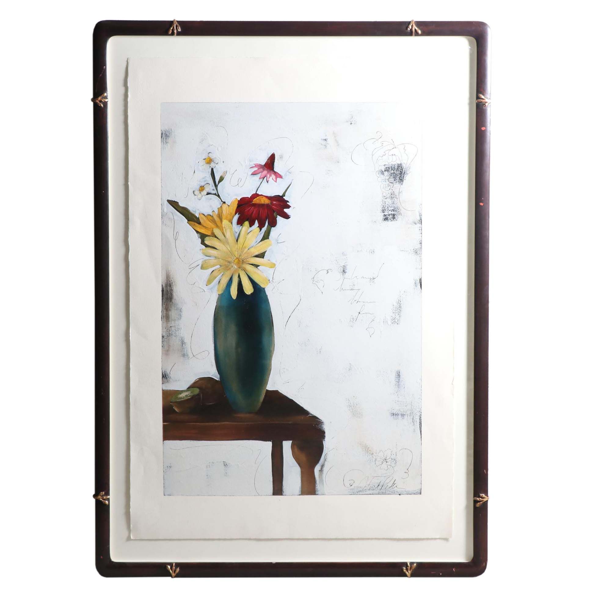 Celeste Peters Acrylic Still-Life Painting