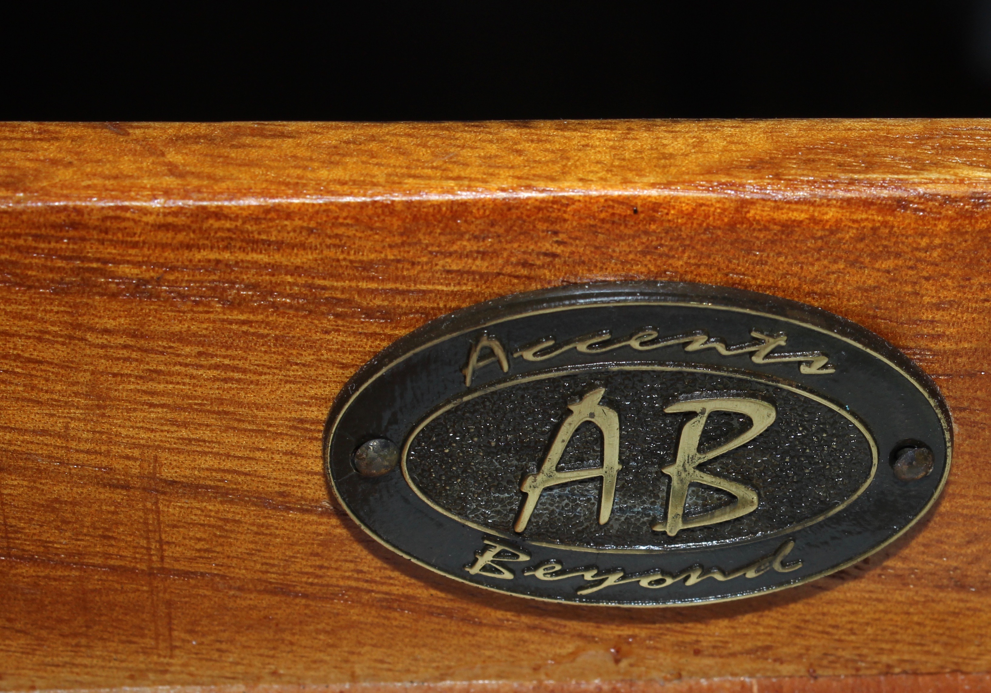 Contemporary Wood Chest with Slide Out Writing Surface, Late 20th Century