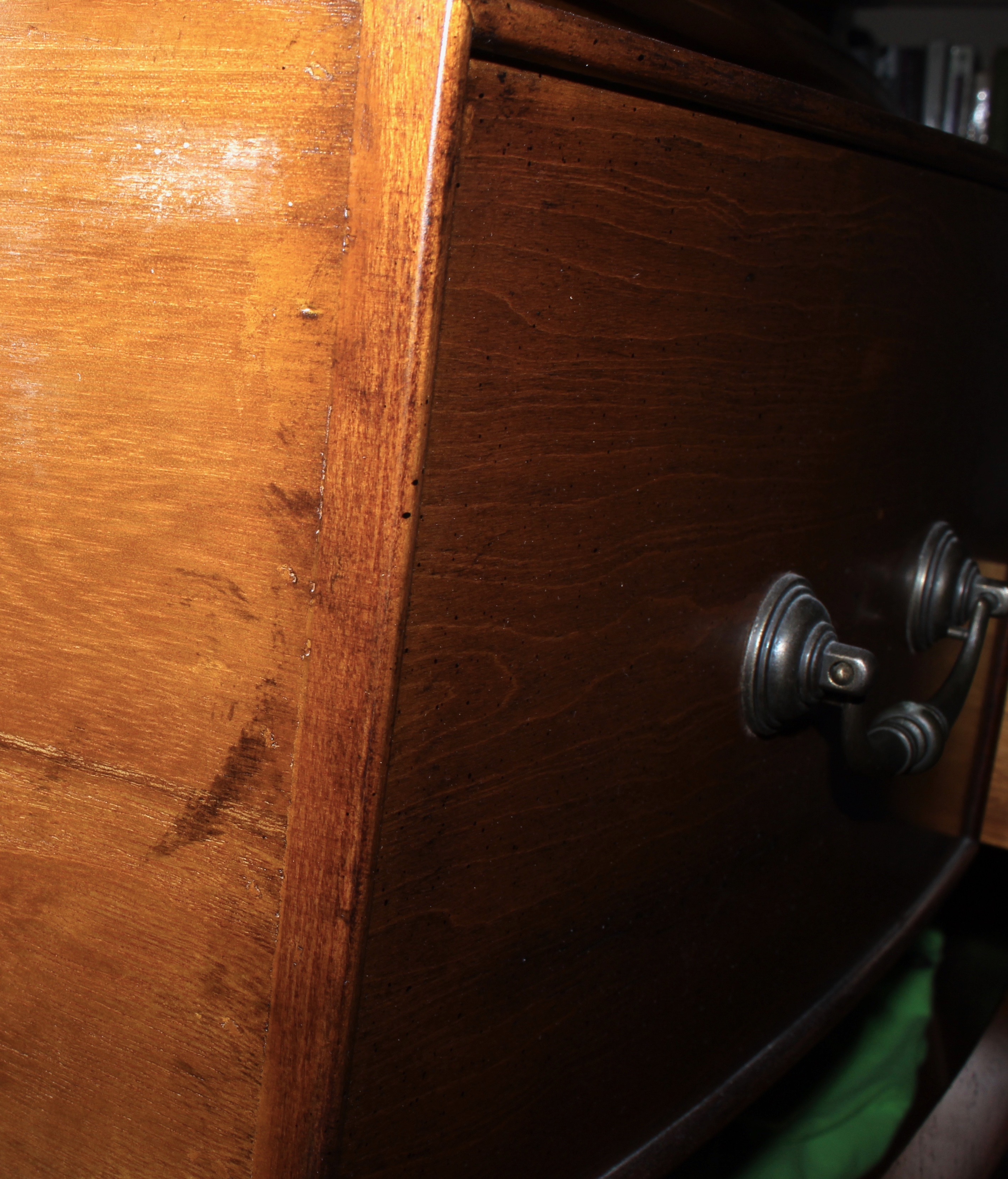 Contemporary Wood Chest with Slide Out Writing Surface, Late 20th Century
