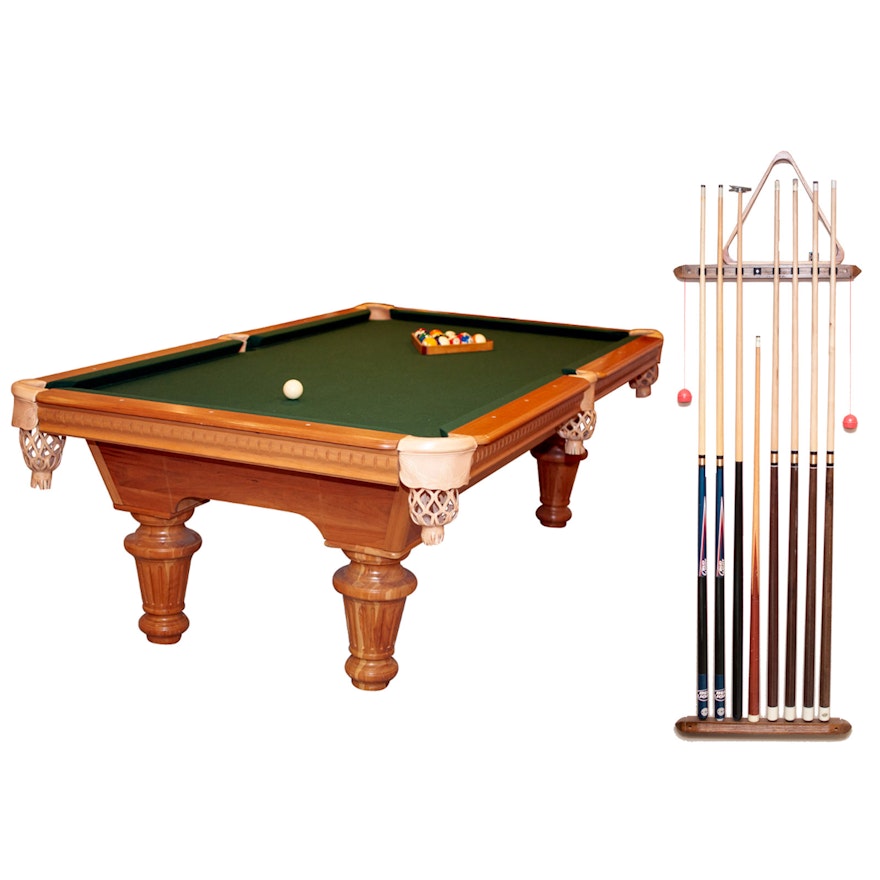 Kasson 8' Stratford II Pool Table and Accessories