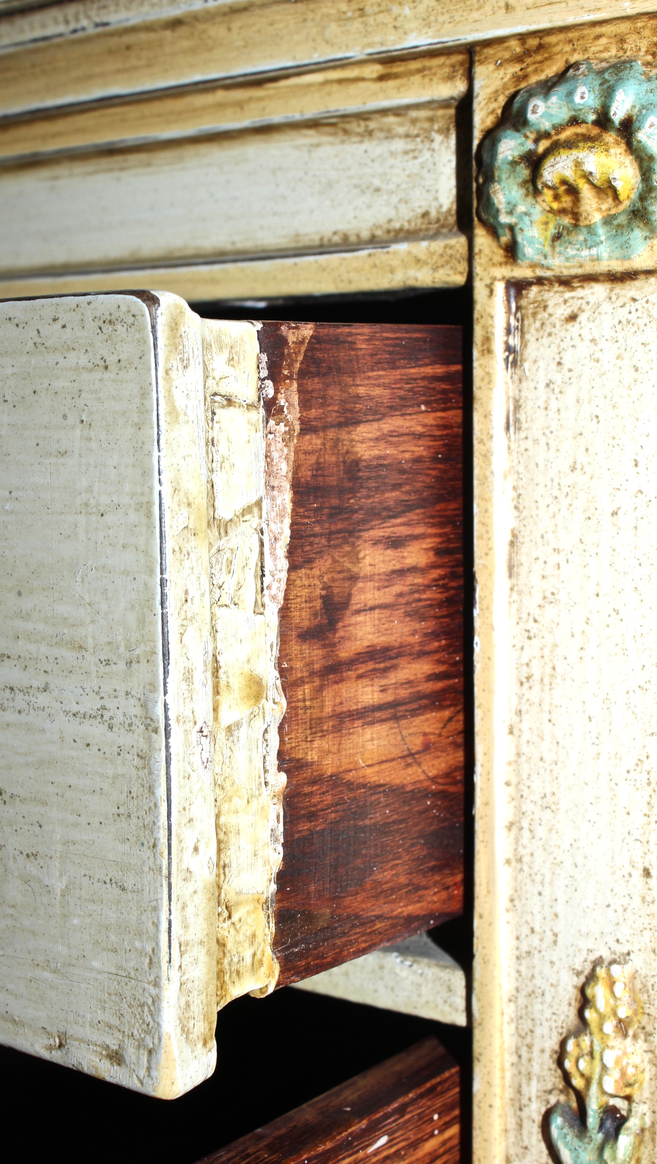 French Provincial Style Dresser and Vanity Mirror by Sligh Furniture