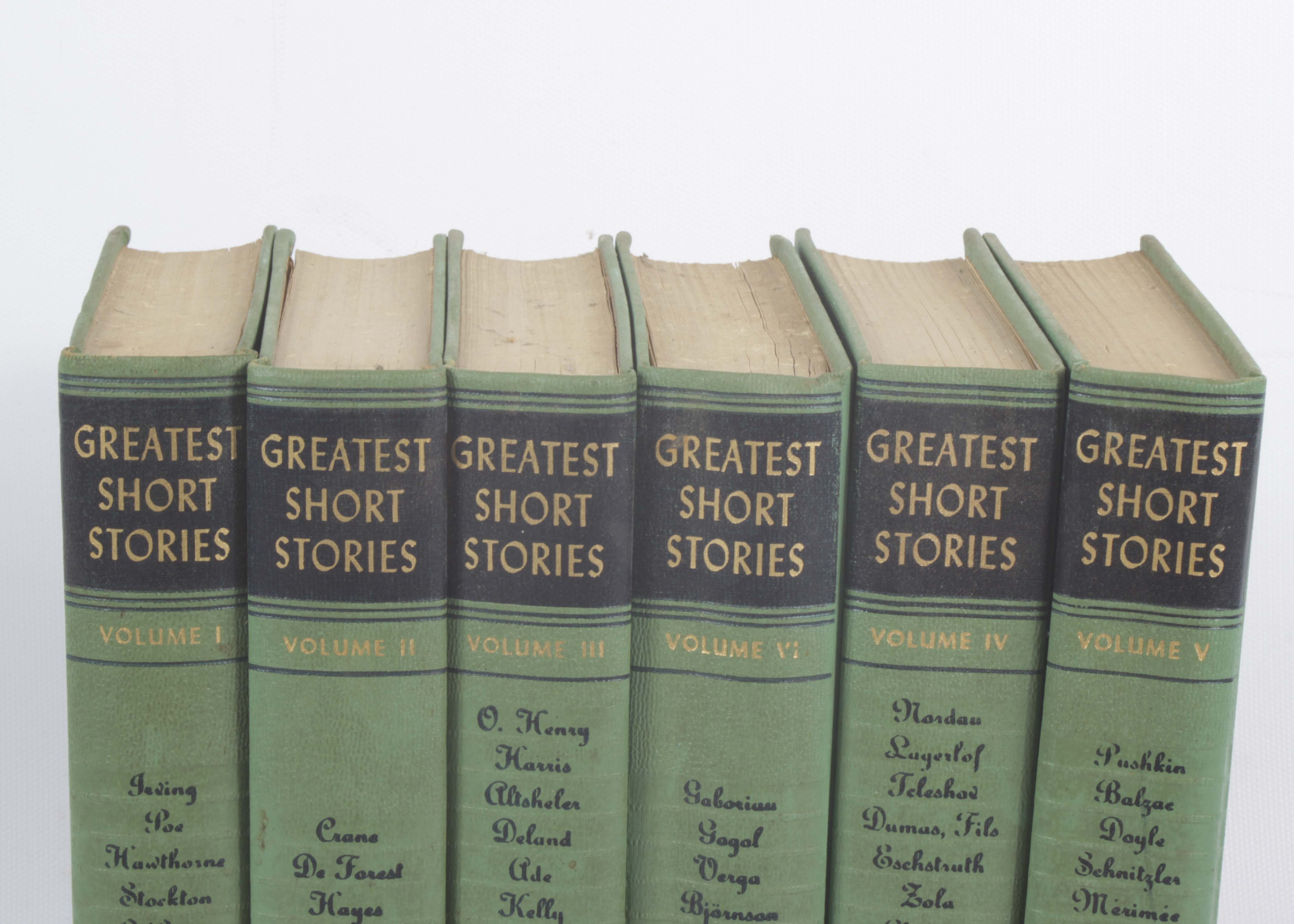 Vintage "Greatest Short Stories" Six Volume Set