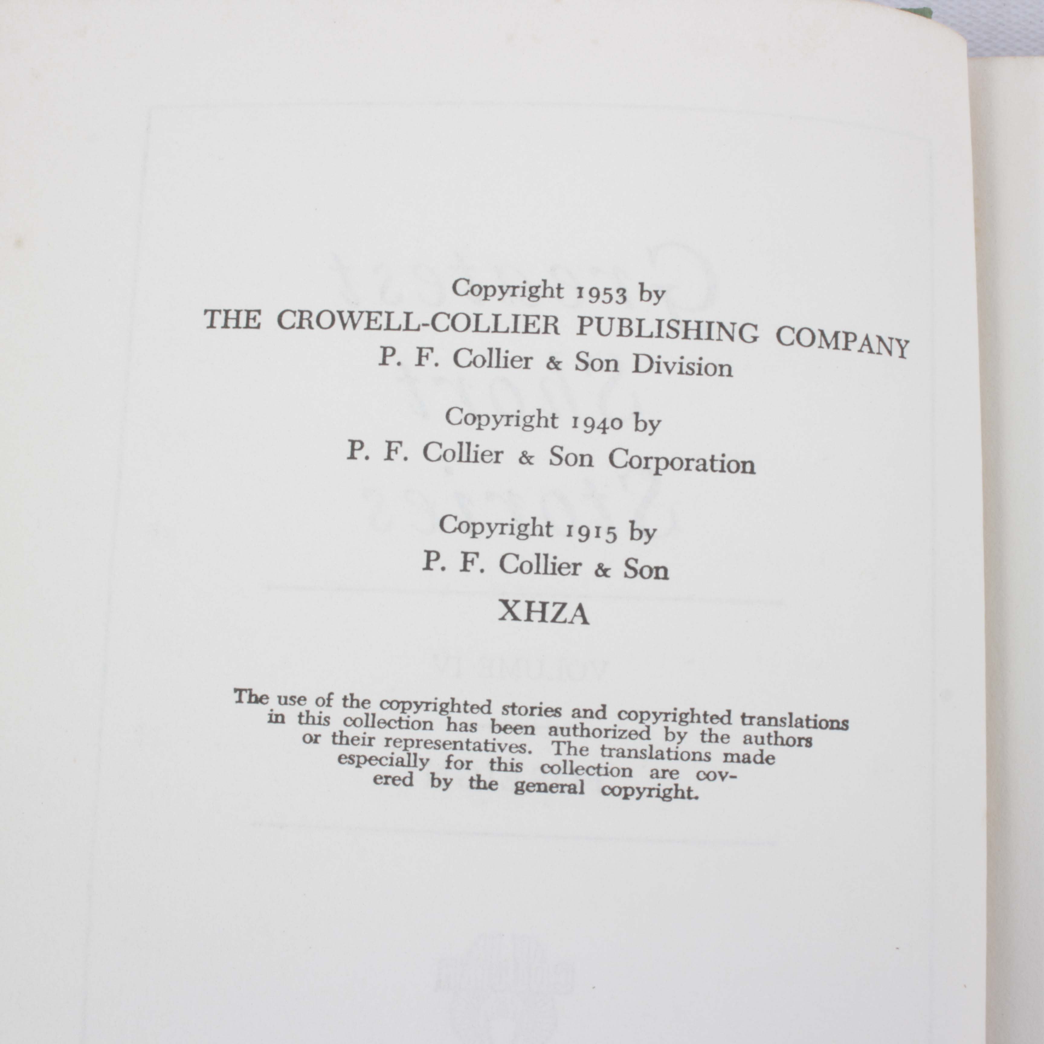 Vintage "Greatest Short Stories" Six Volume Set