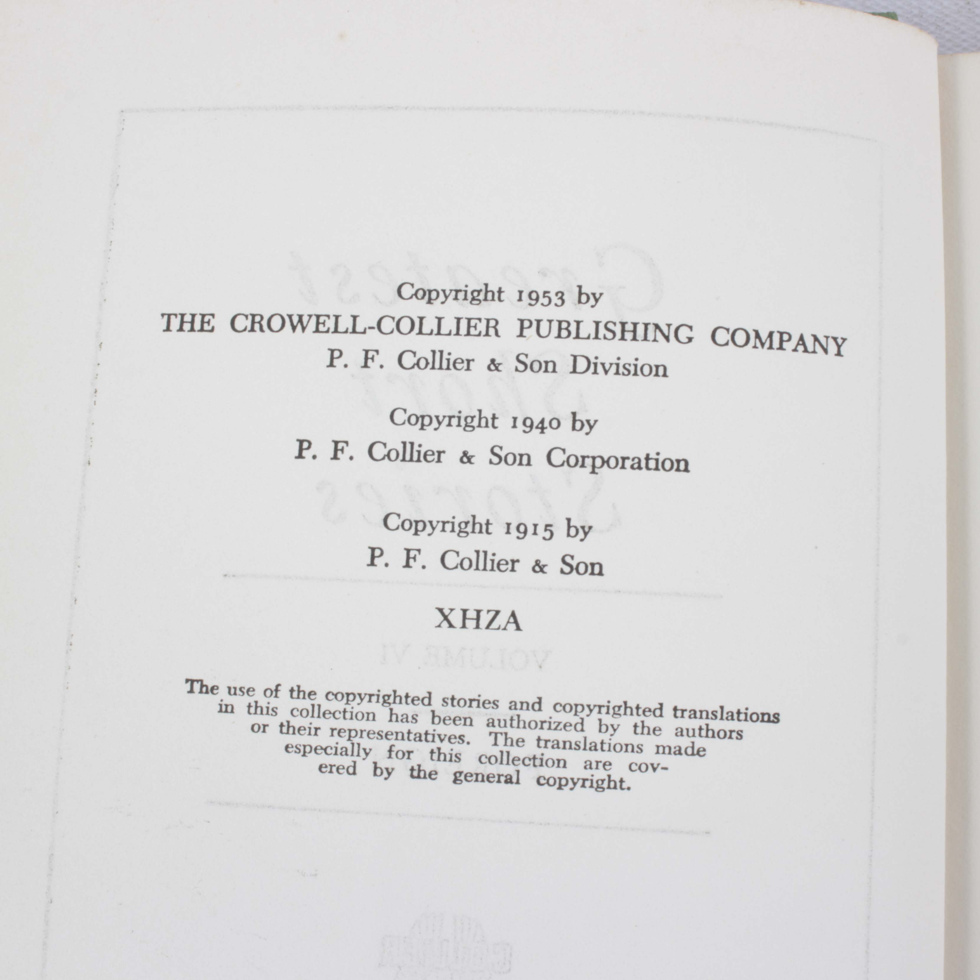 Vintage "Greatest Short Stories" Six Volume Set