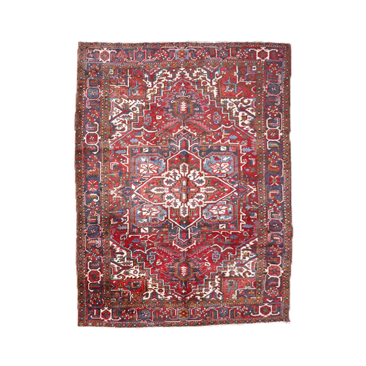 Hand-Knotted Avakian Bros. Persian Heriz Wool Room Sized Rug
