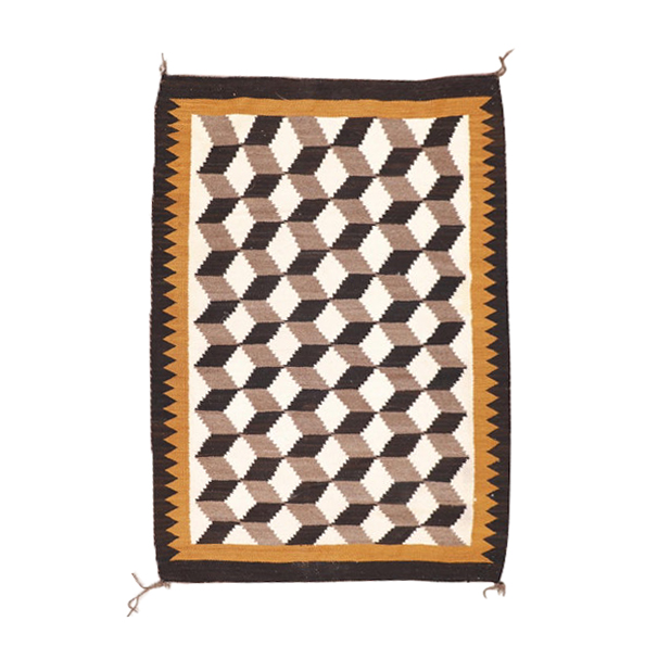 Eastern Reservation Navajo Rug, Circa 1960